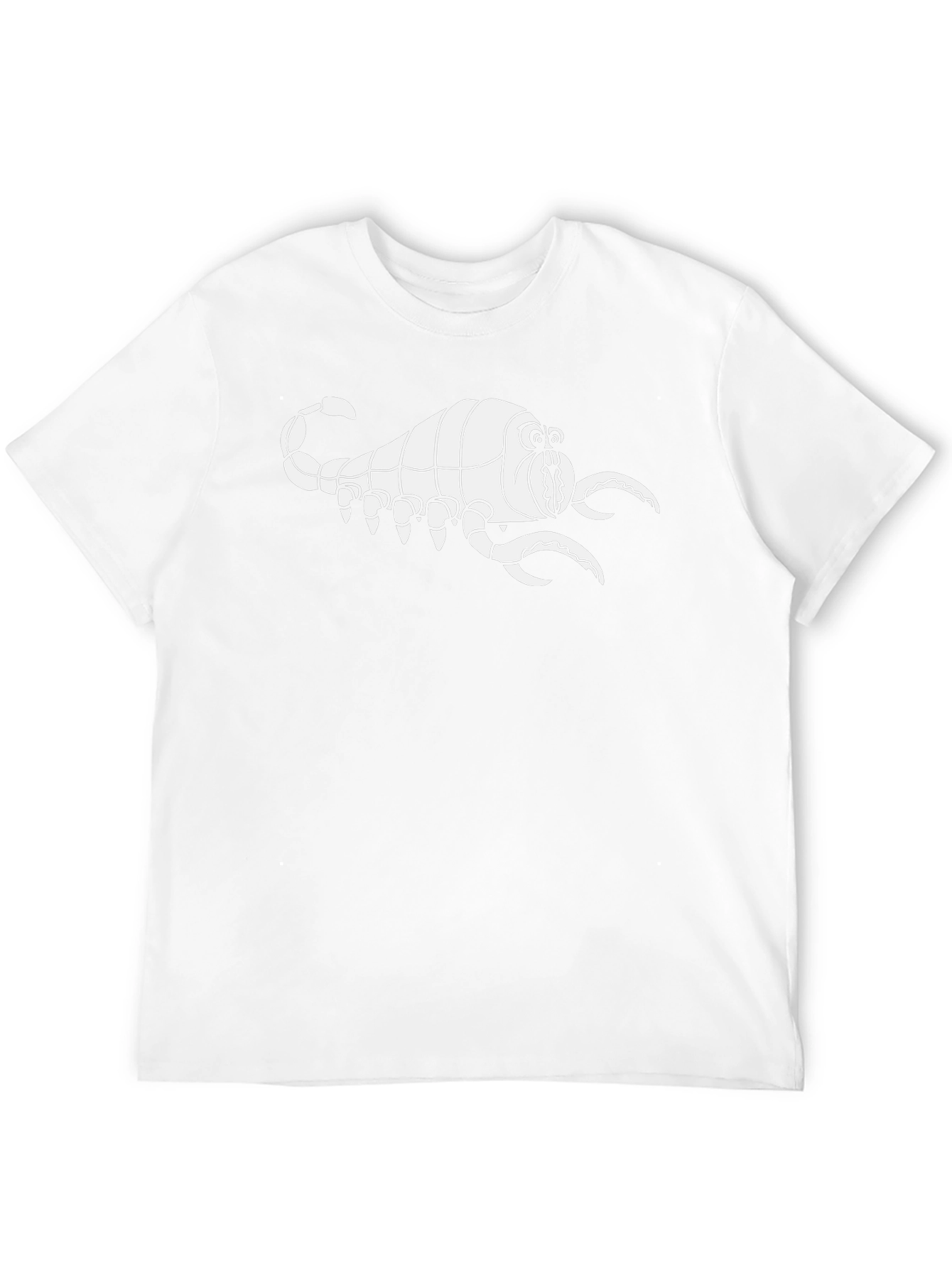 Cartoon Scorpion Graphic Black T-Shirt