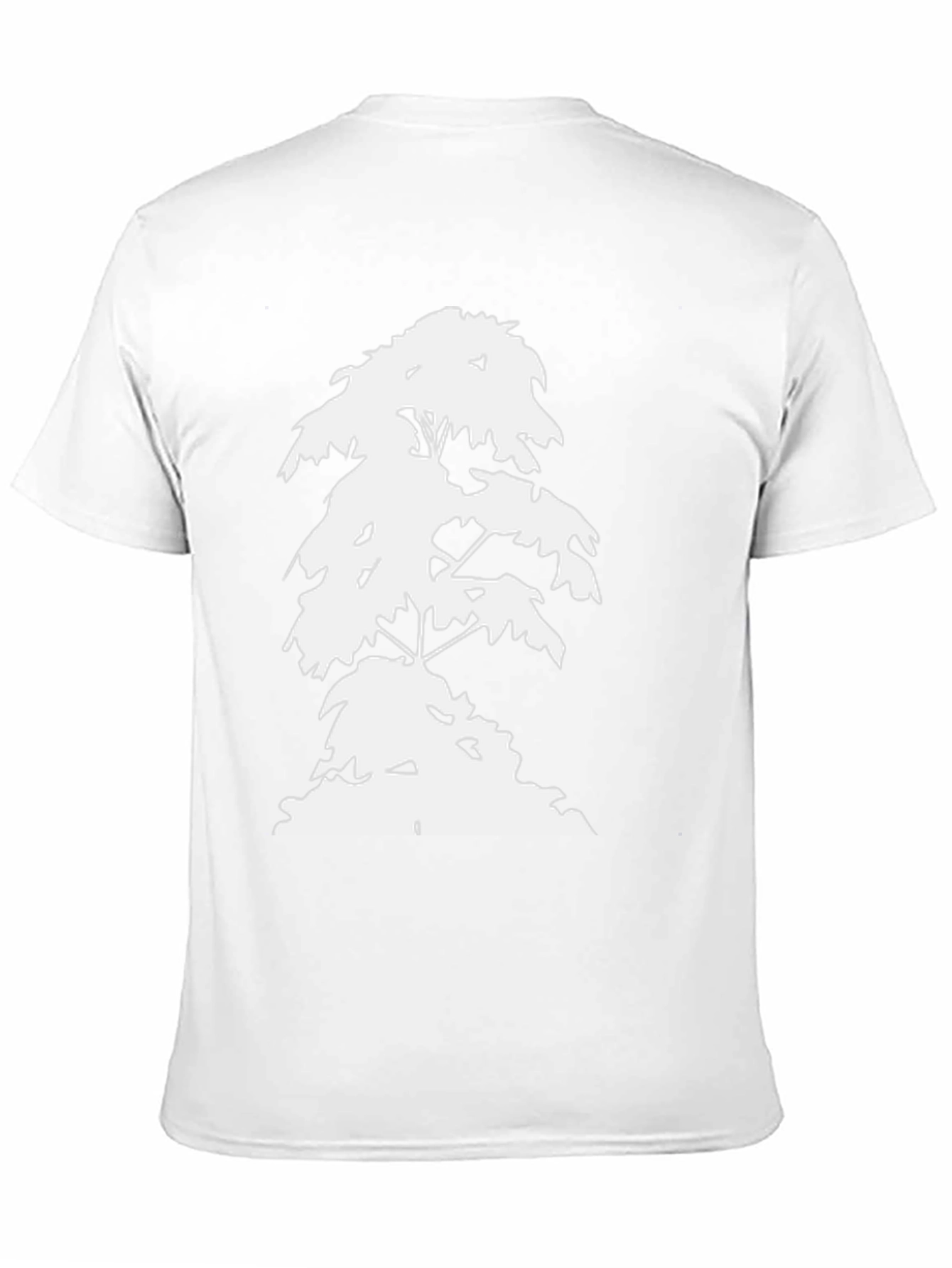 Nature Tree Silhouette Graphic Black T-Shirt