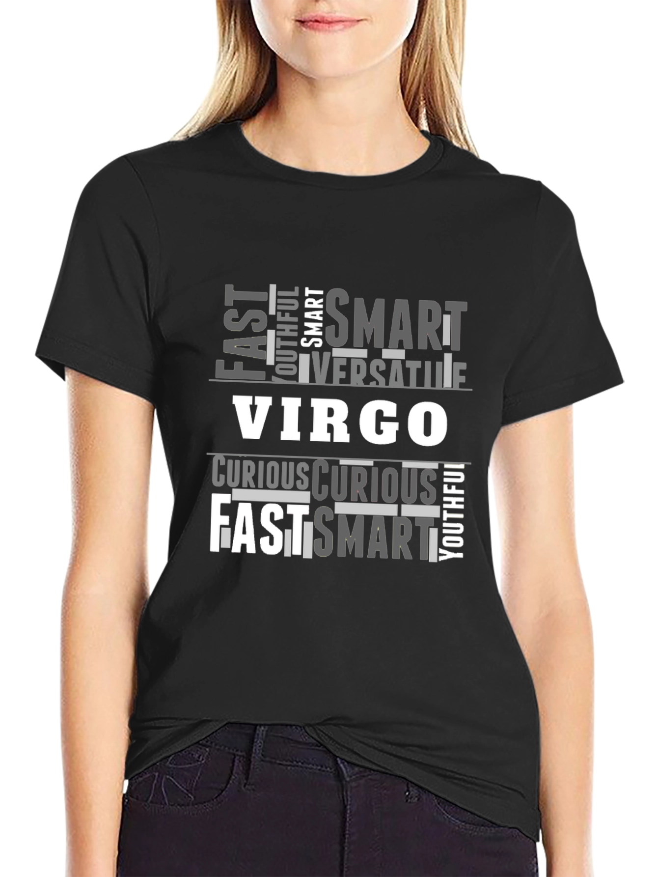 Virgo Zodiac Sign T-Shirt - Fast Smart Youthful