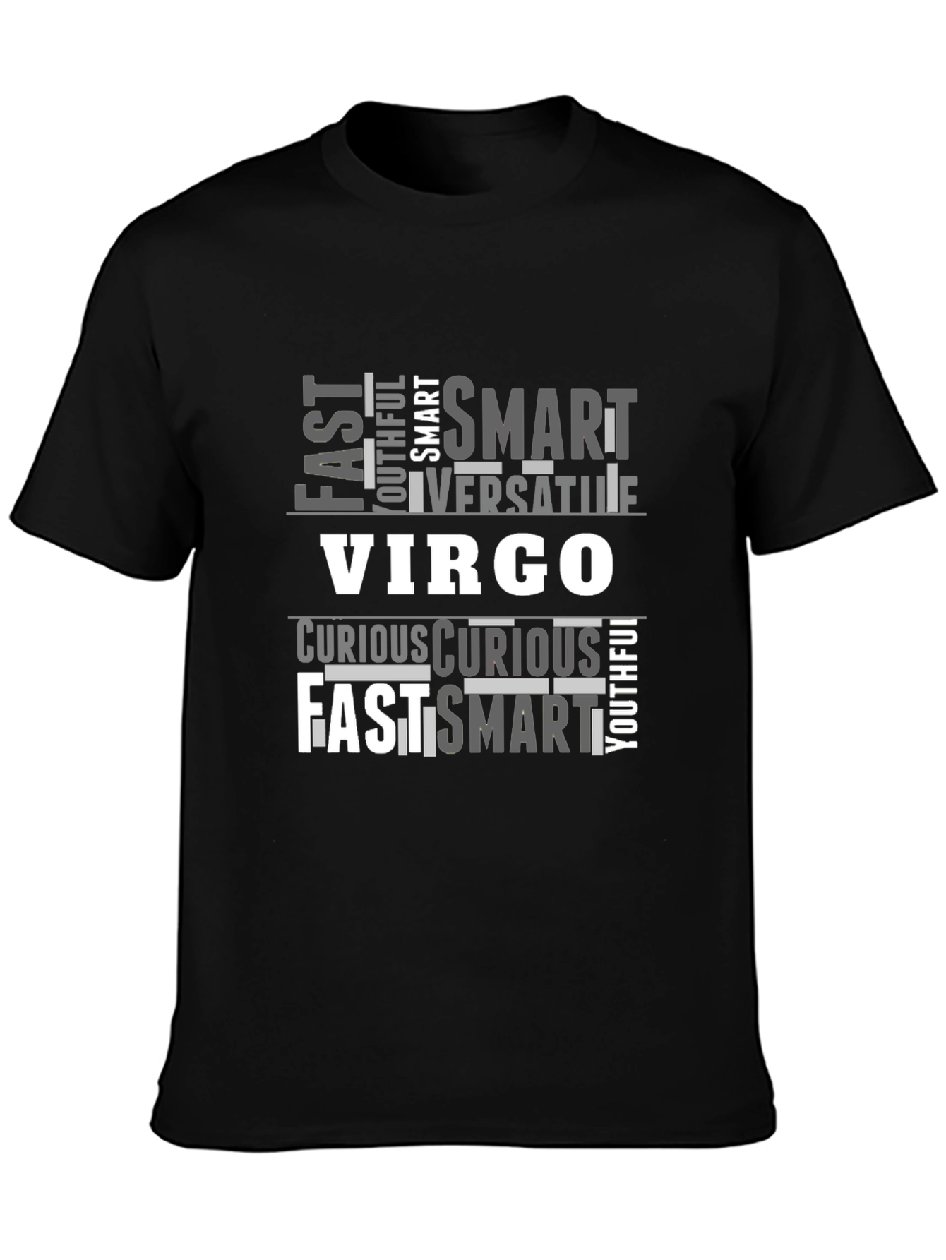 Virgo Zodiac Sign T-Shirt - Fast Smart Youthful