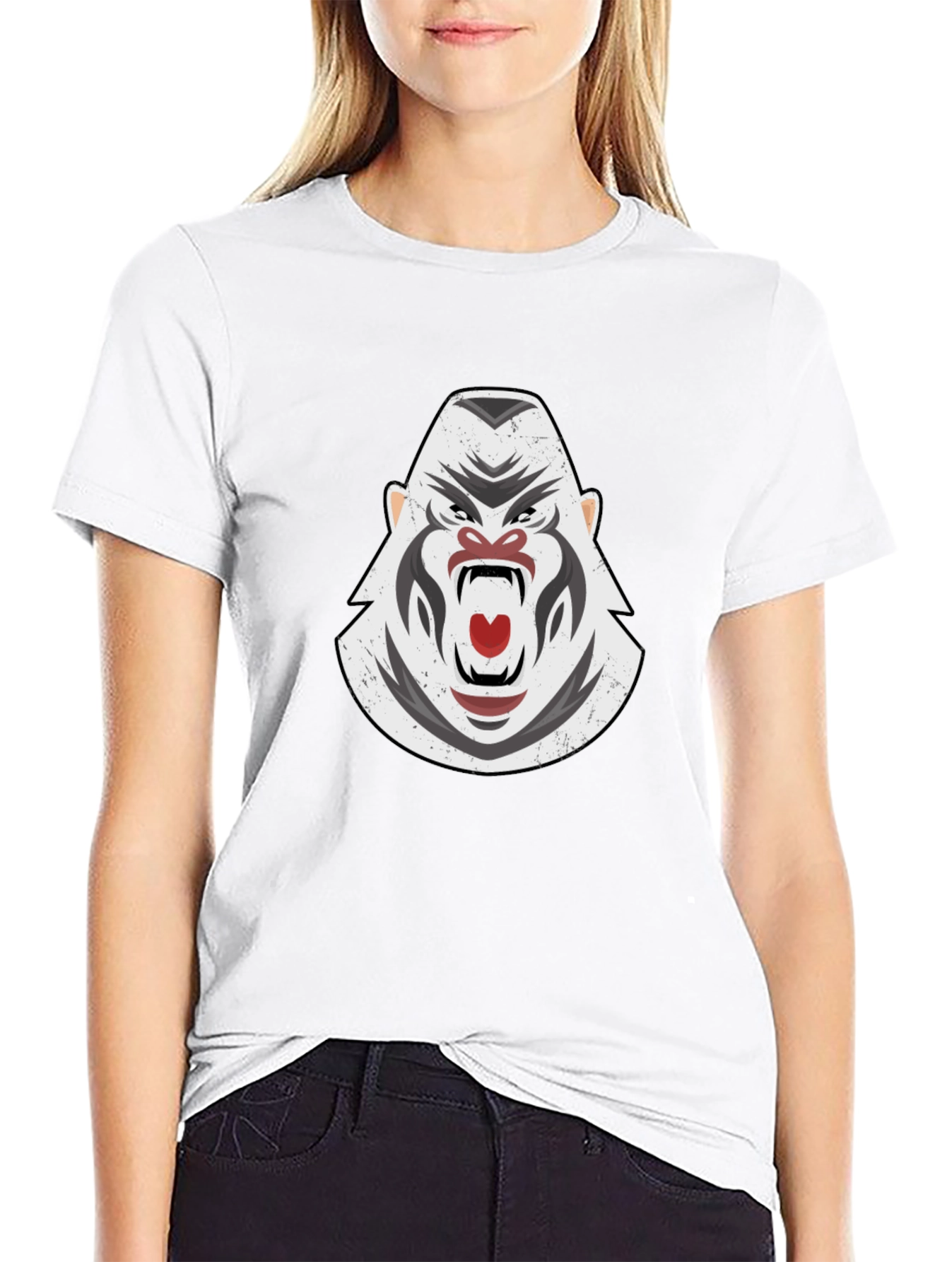 Gorilla Graphic Black T-Shirt