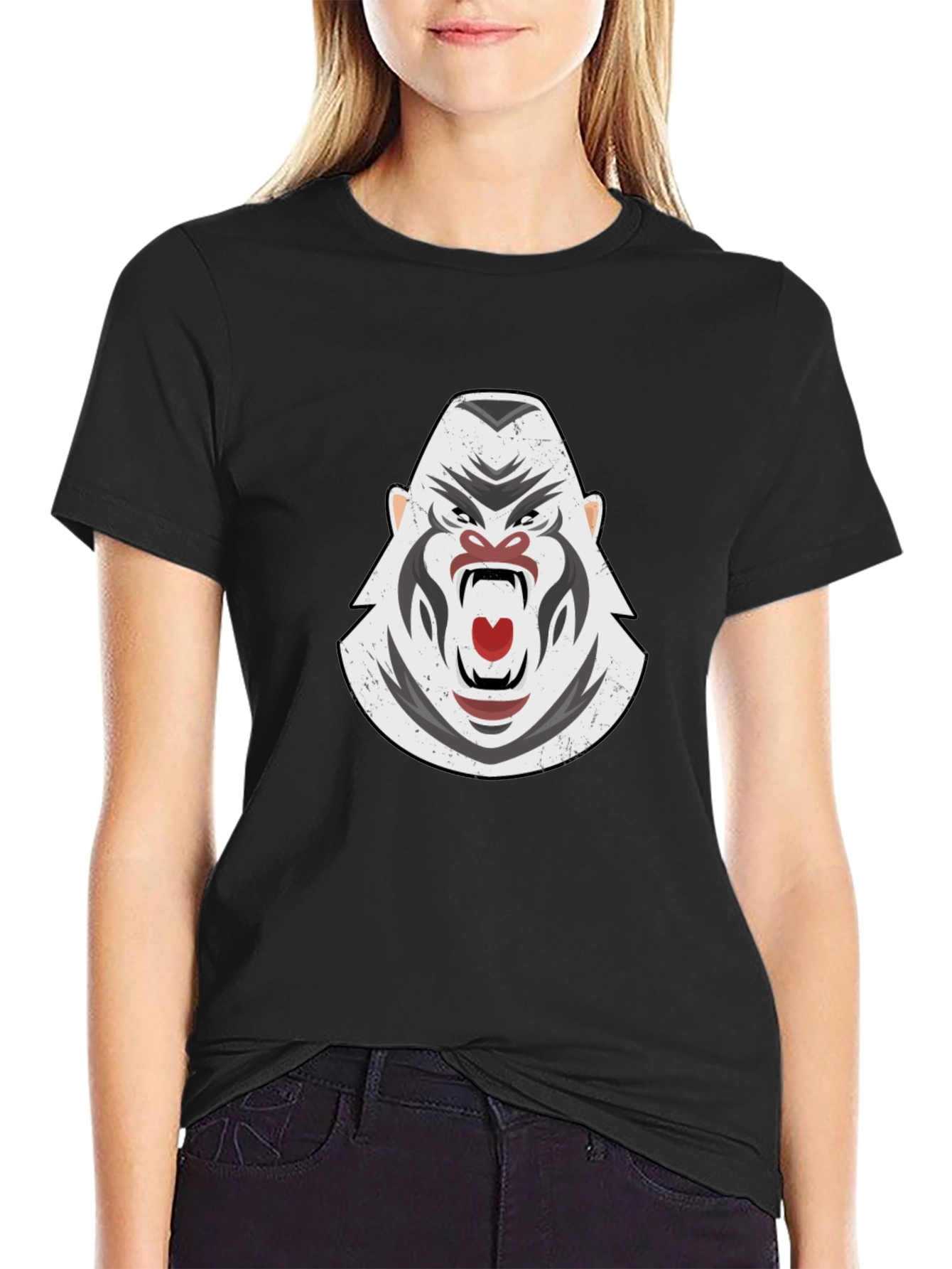 Gorilla Graphic Black T-Shirt