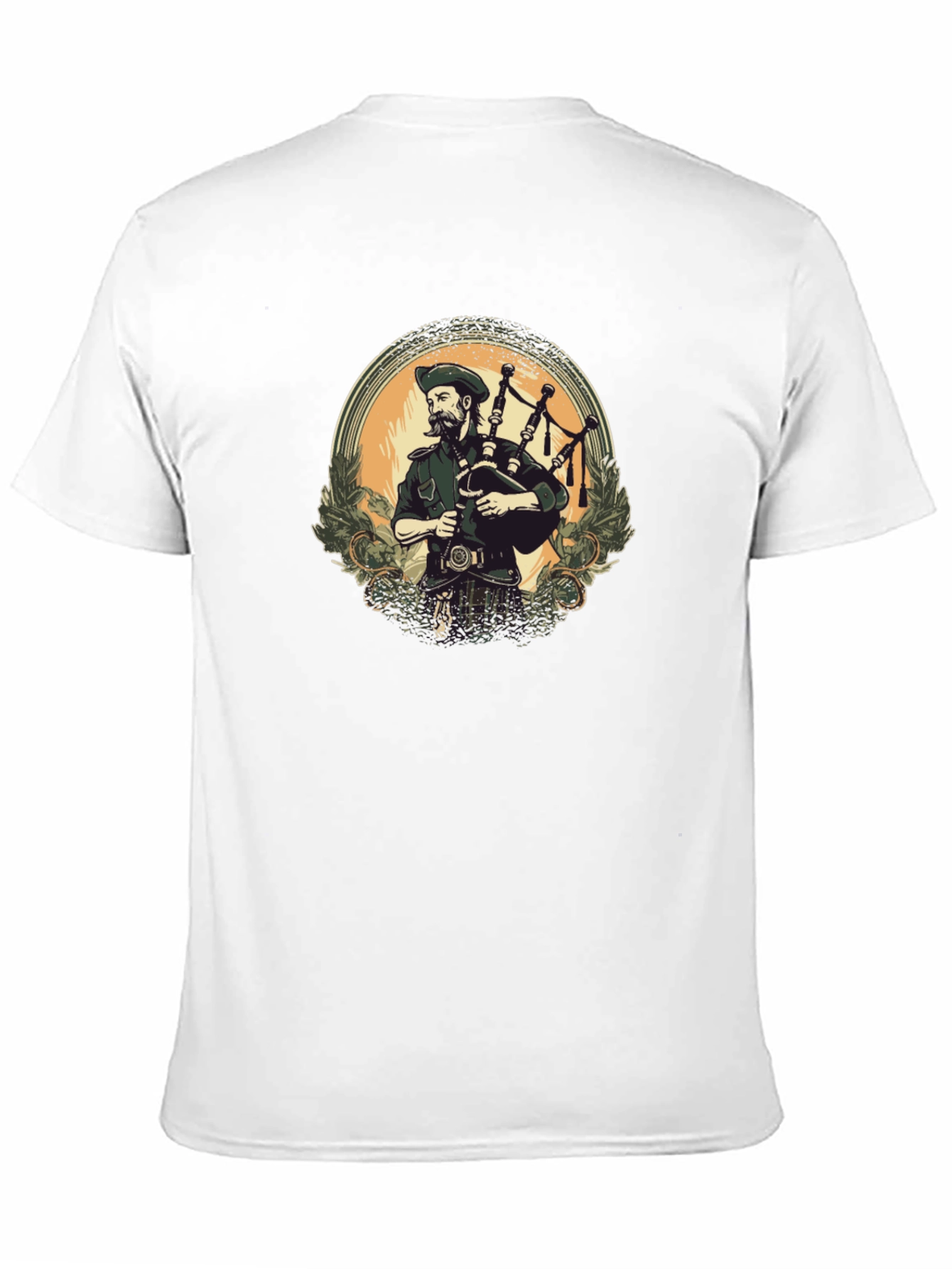 Scottish Piper T-Shirt - Bagpipe Musician Tee