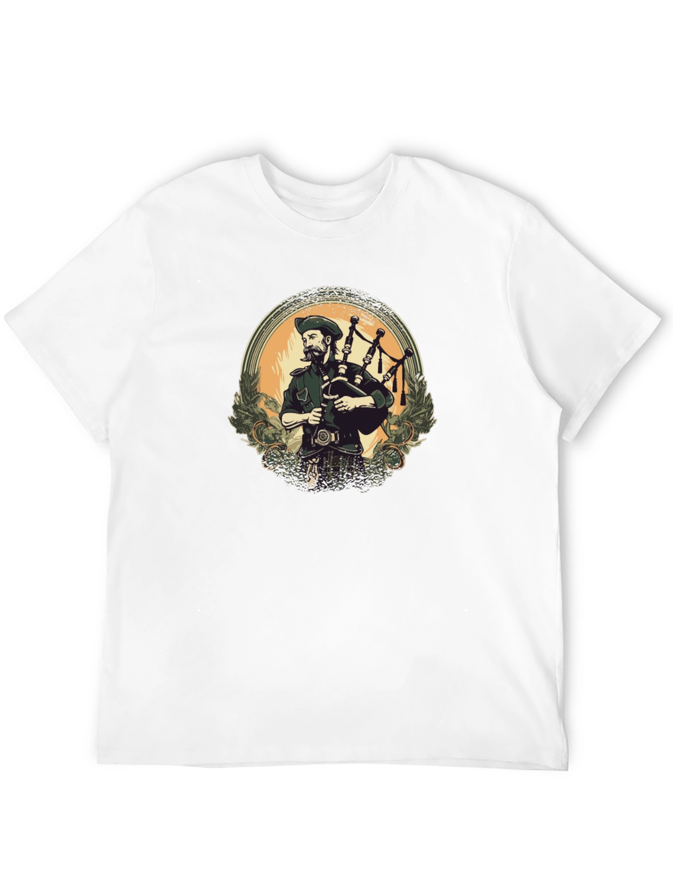 Scottish Piper T-Shirt - Bagpipe Musician Tee