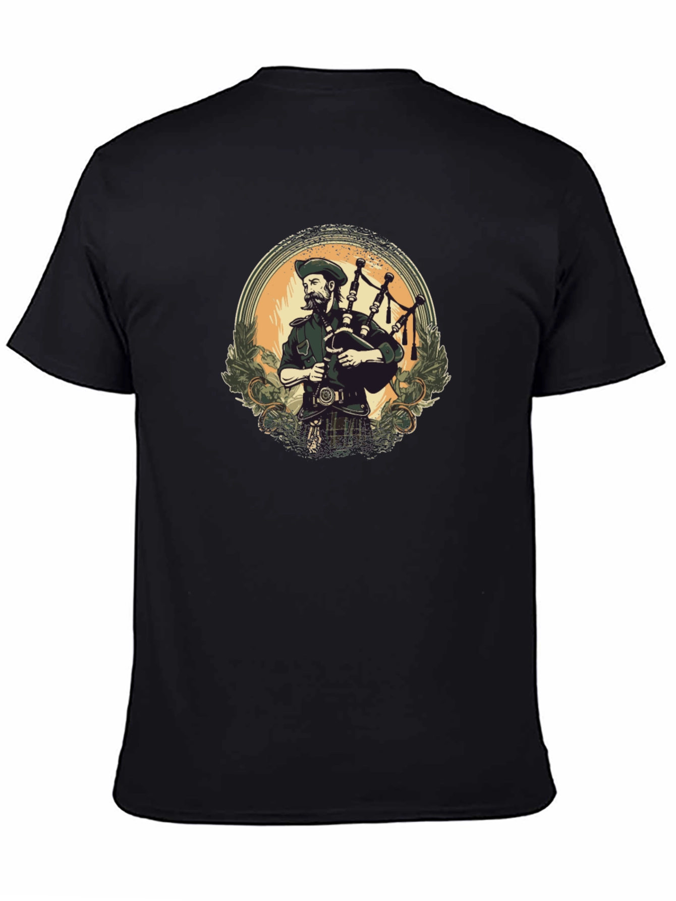 Scottish Piper T-Shirt - Bagpipe Musician Tee
