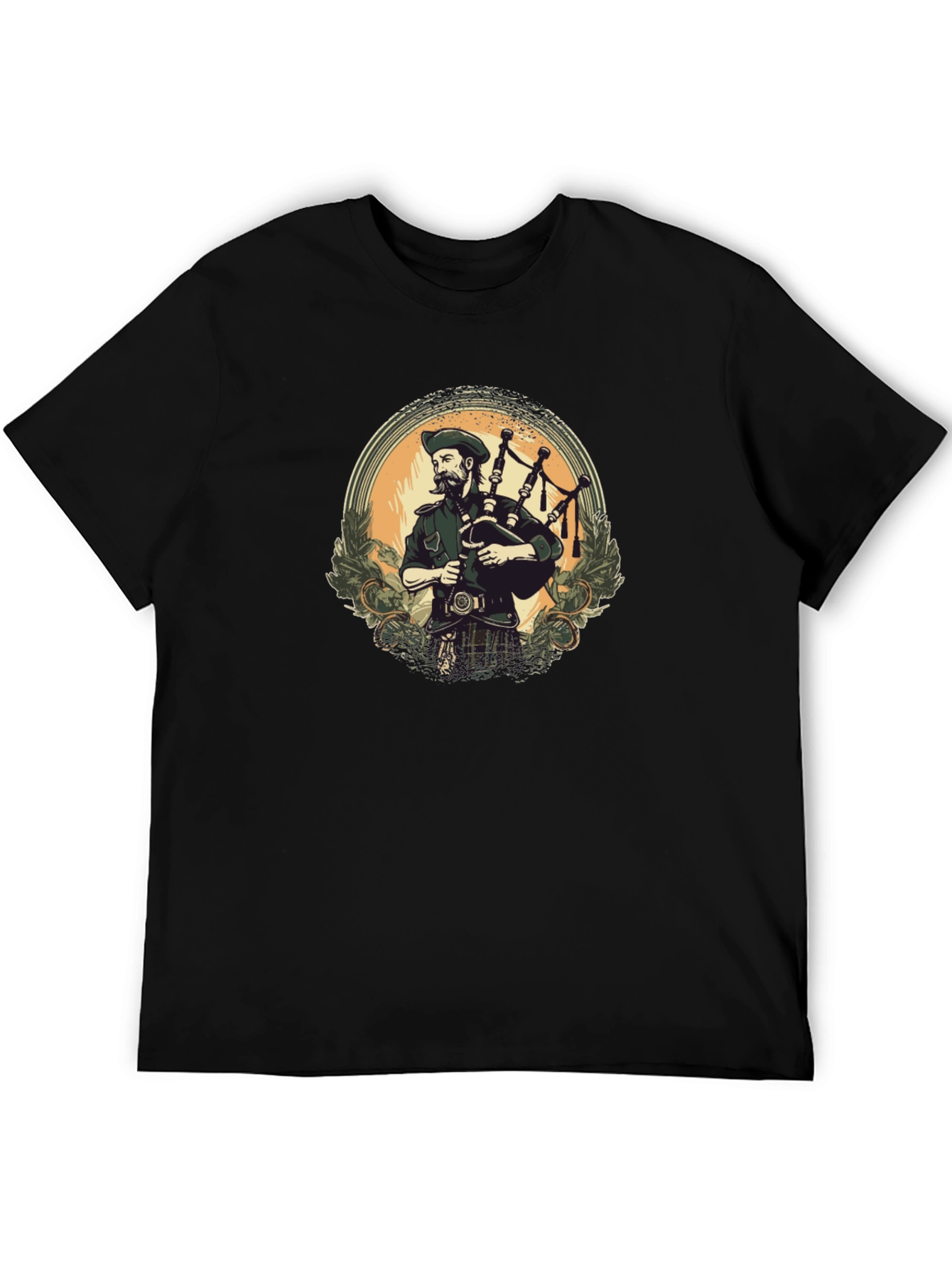 Scottish Piper T-Shirt - Bagpipe Musician Tee