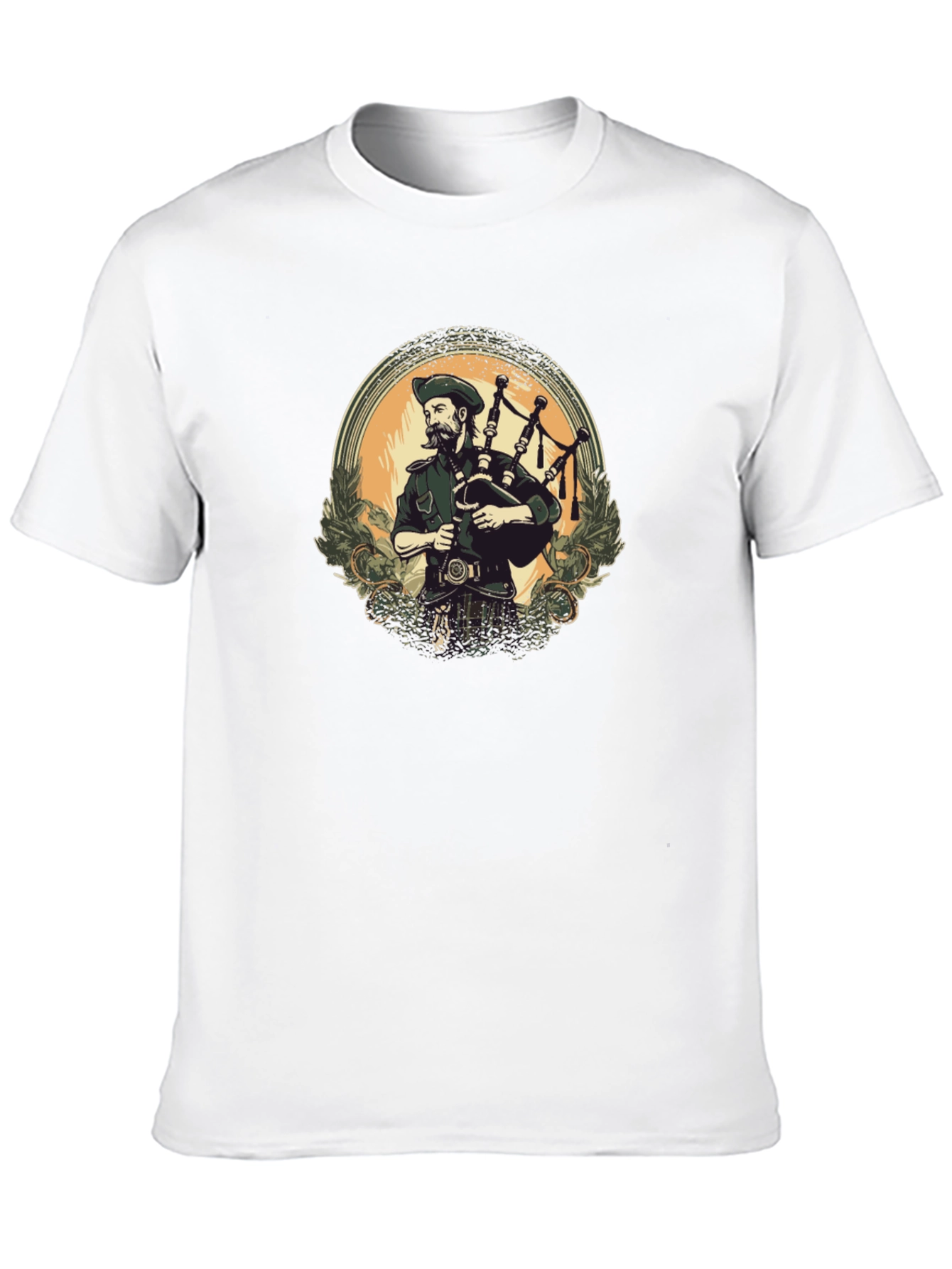 Scottish Piper T-Shirt - Bagpipe Musician Tee