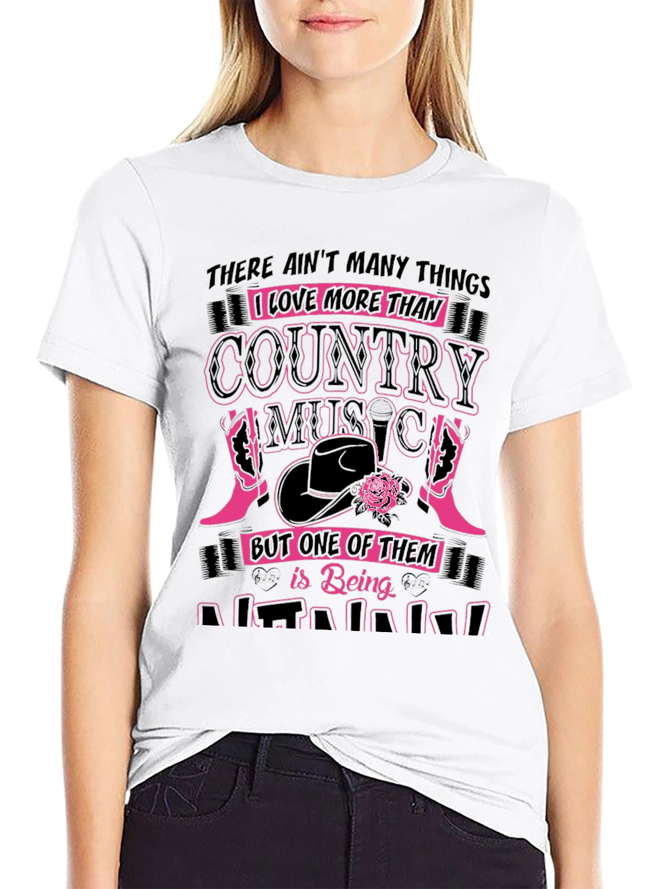 Country Music Lover T-Shirt - Novelty Graphic Tee