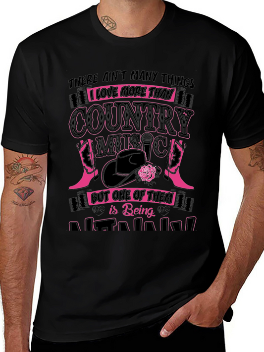 Country Music Lover T-Shirt - Novelty Graphic Tee