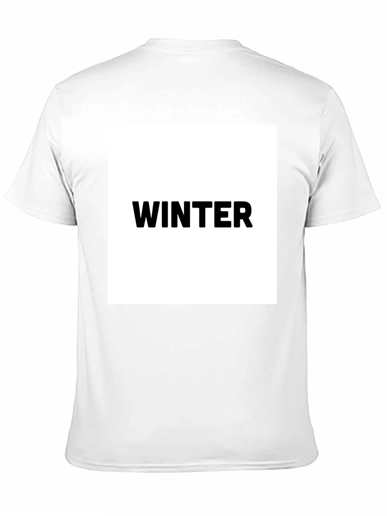 Winter Graphic Black T-Shirt