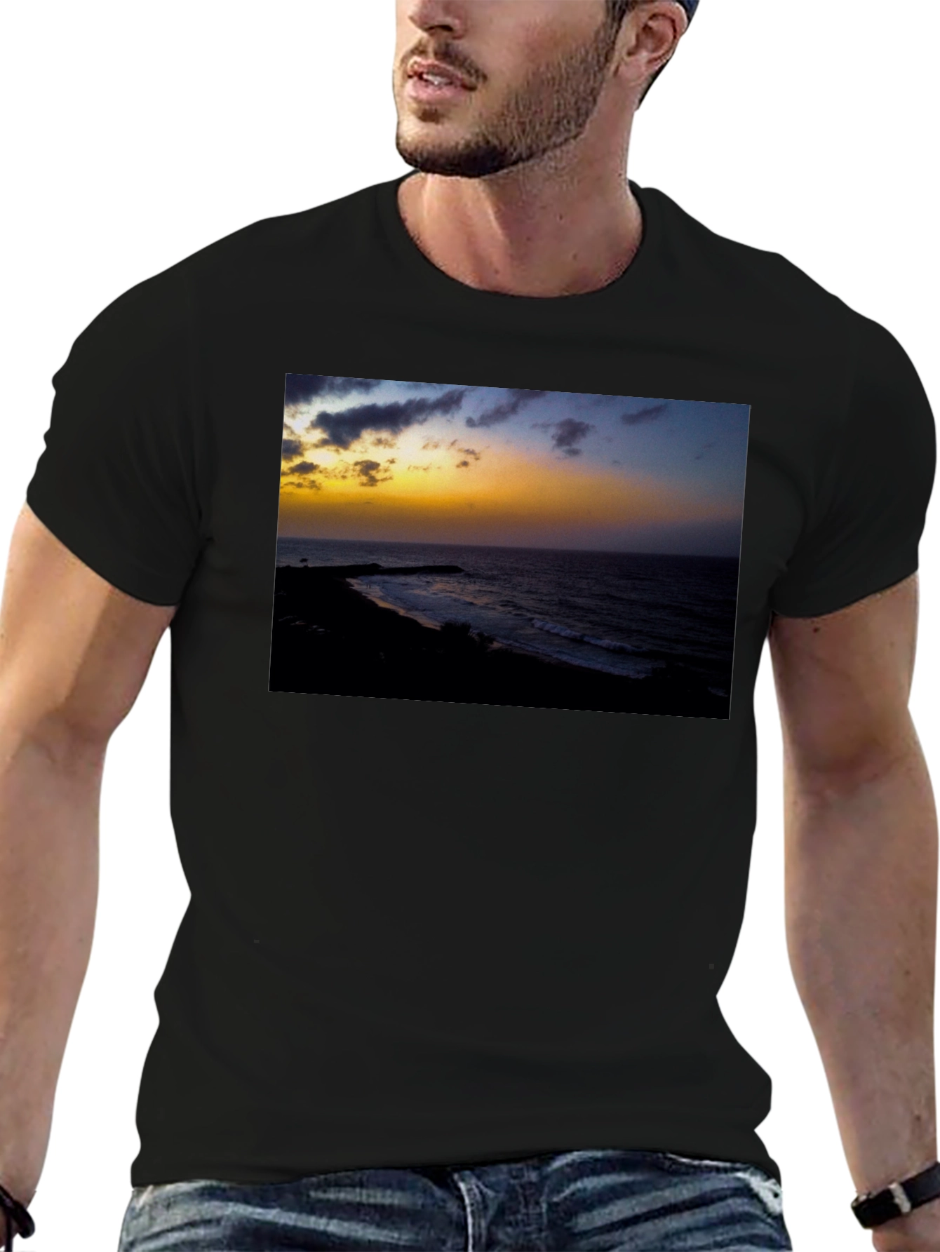 Sunset Beach Graphic T-Shirt