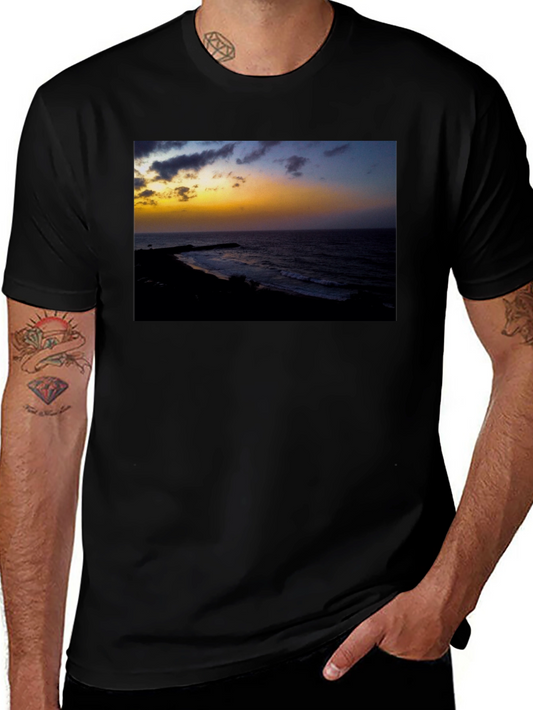 Sunset Beach Graphic T-Shirt