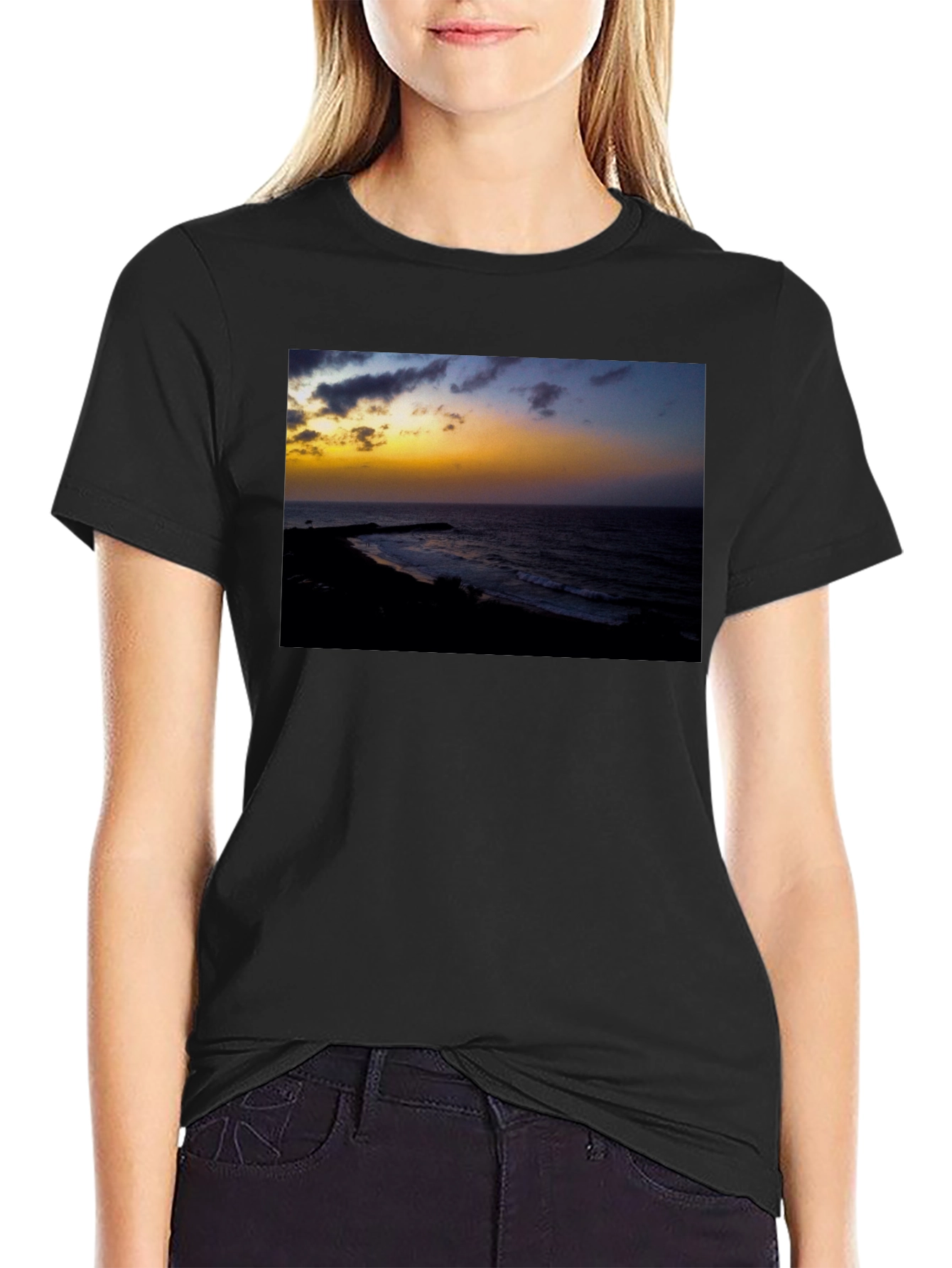 Sunset Beach Graphic T-Shirt