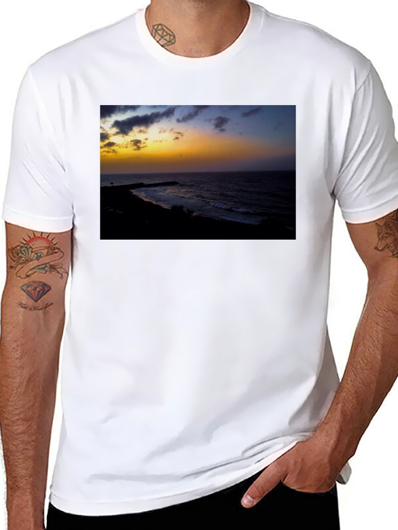 Sunset Beach Graphic T-Shirt