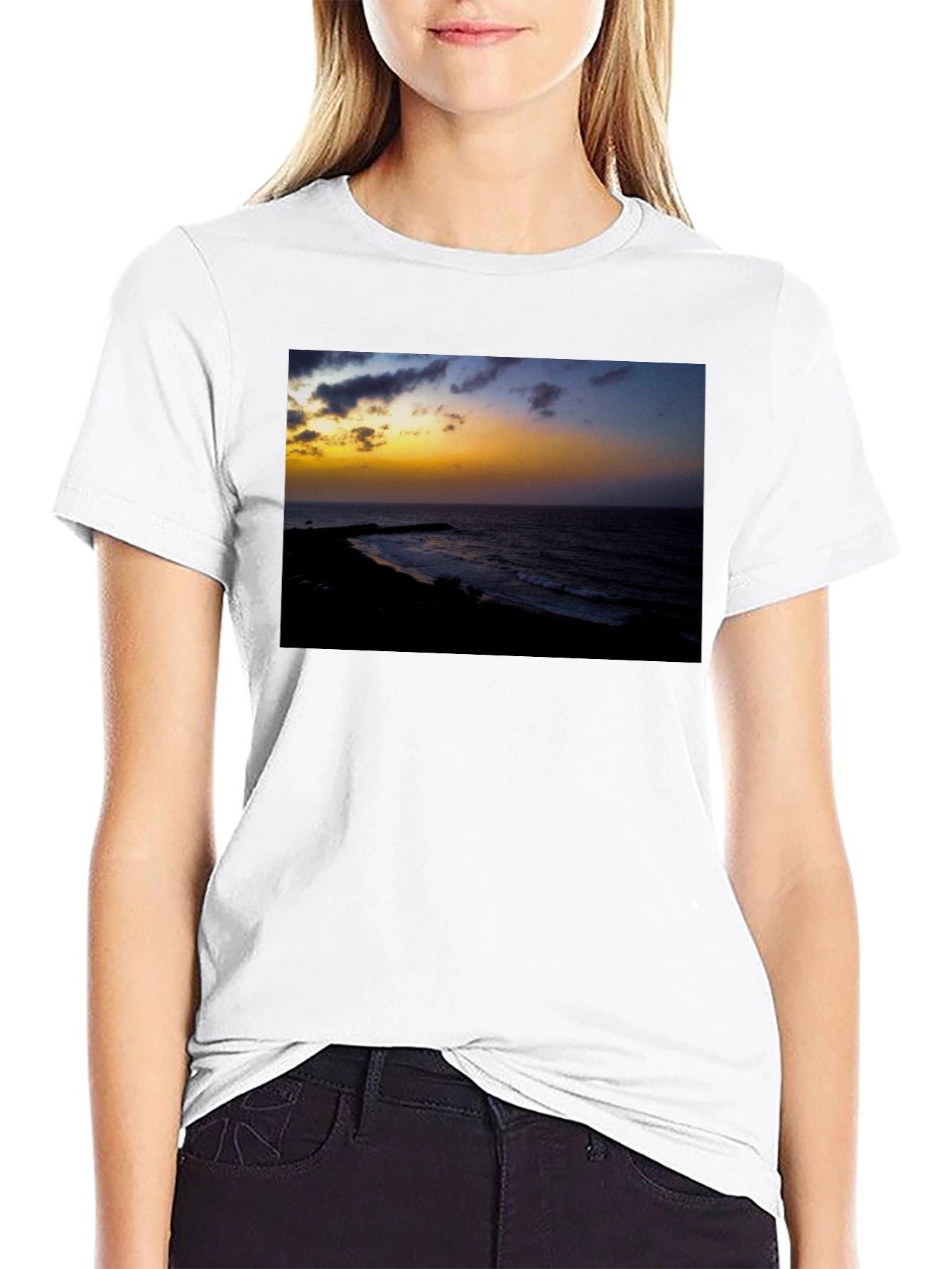 Sunset Beach Graphic T-Shirt