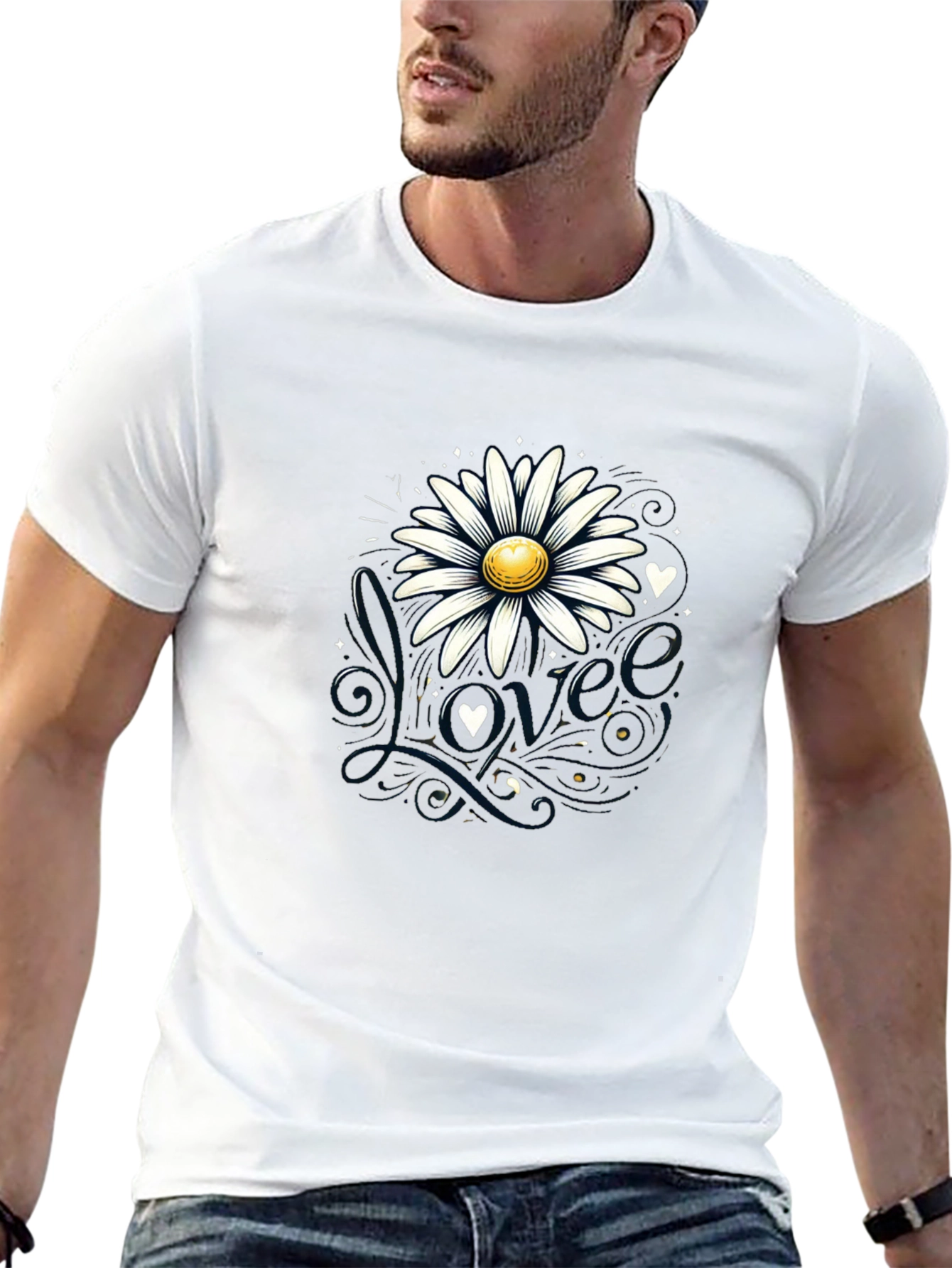 Daisy Love Black T-Shirt