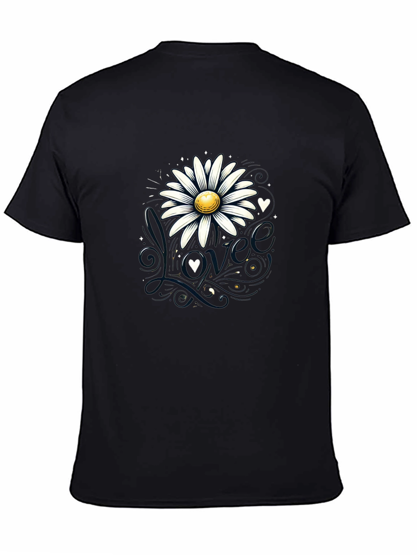 Daisy Love Black T-Shirt
