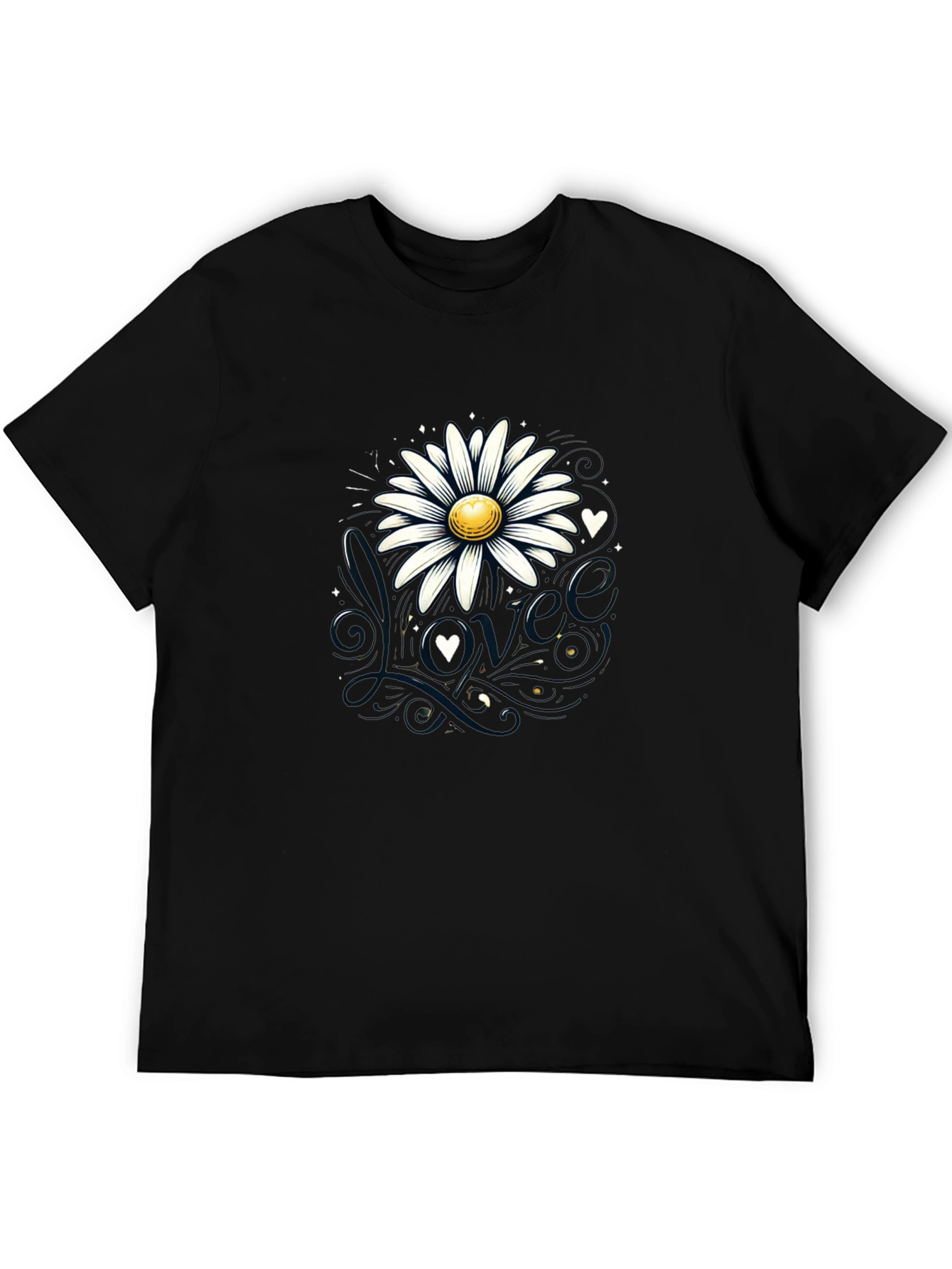 Daisy Love Black T-Shirt