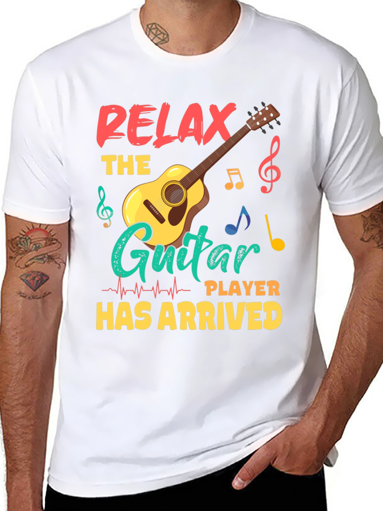 Relax Guitar Player T-Shirt