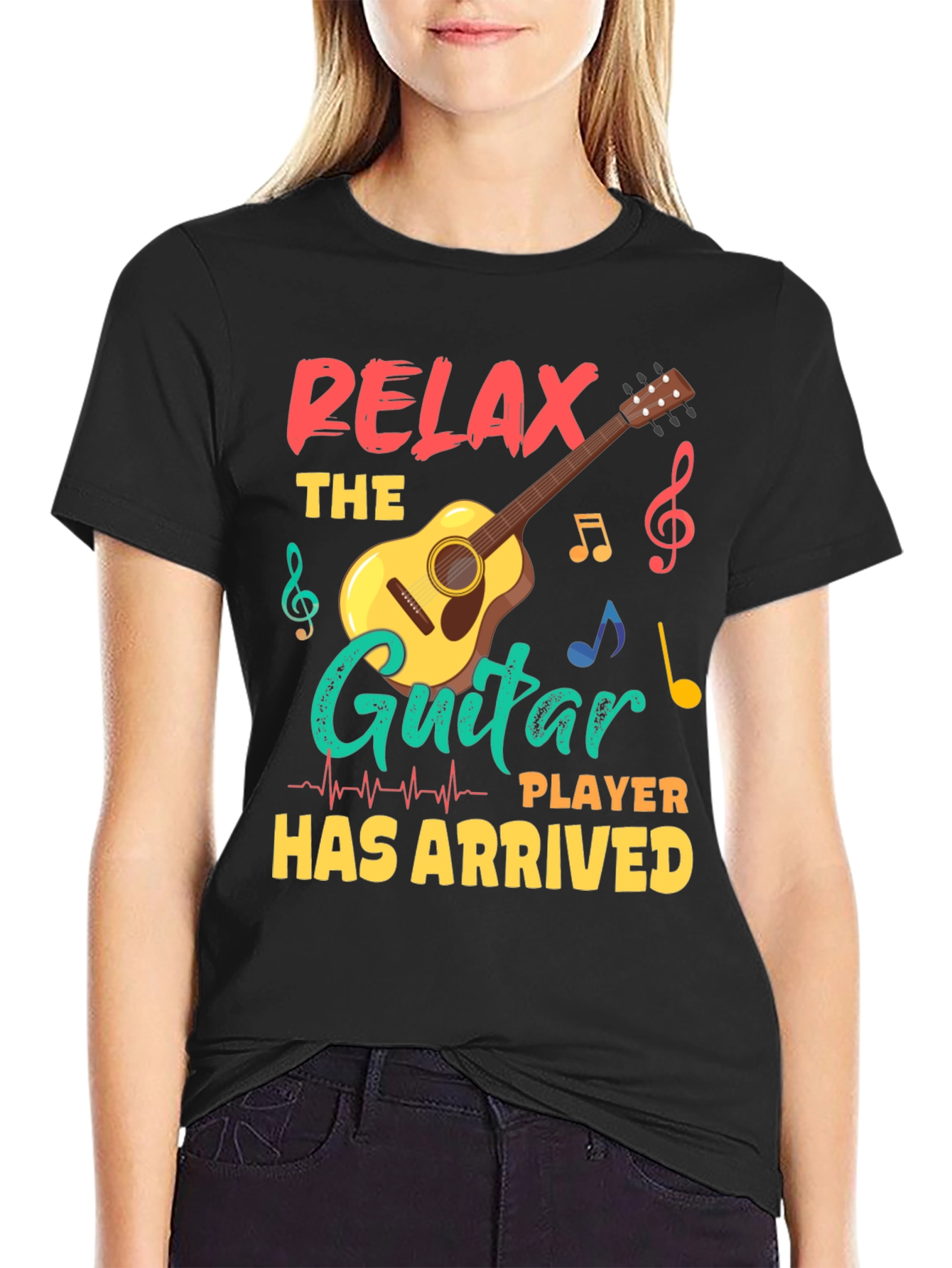 Relax Guitar Player T-Shirt