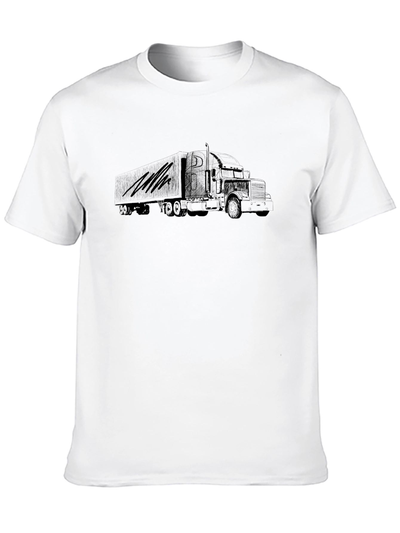 Truck Graphic Tee - Cool Black T-Shirt
