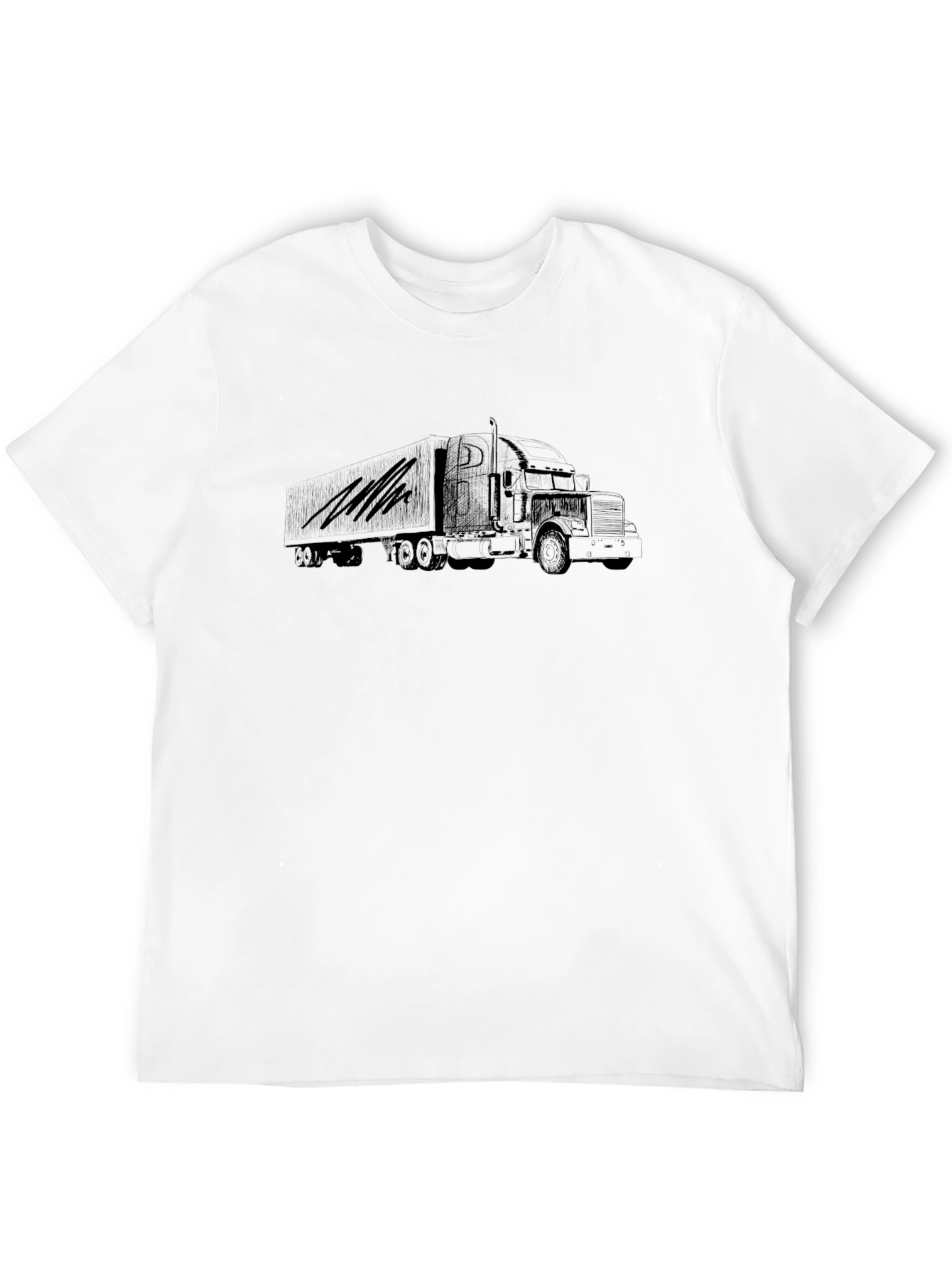 Truck Graphic Tee - Cool Black T-Shirt