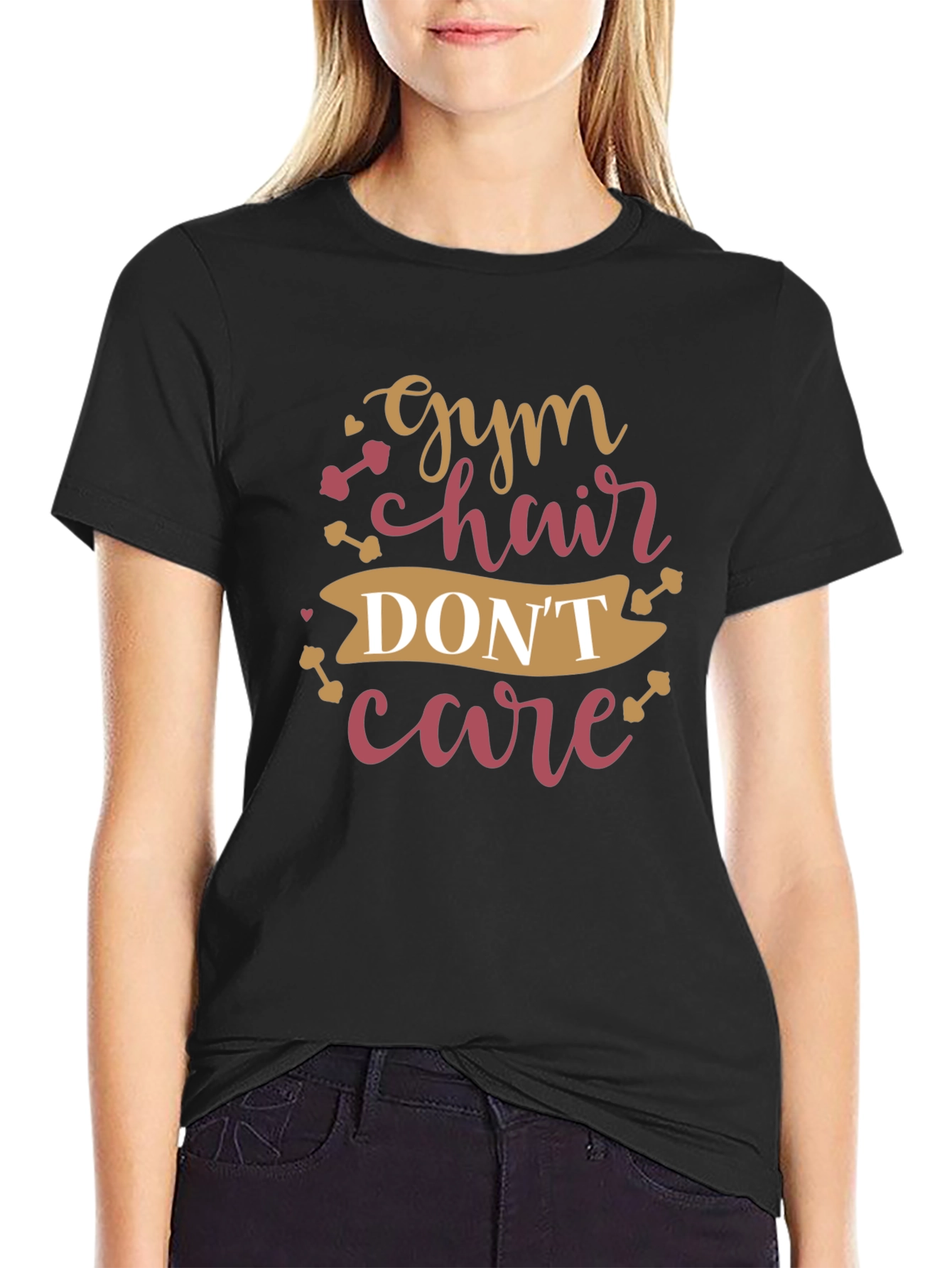 Gym Hair Dont Care T-Shirt - Workout Apparel