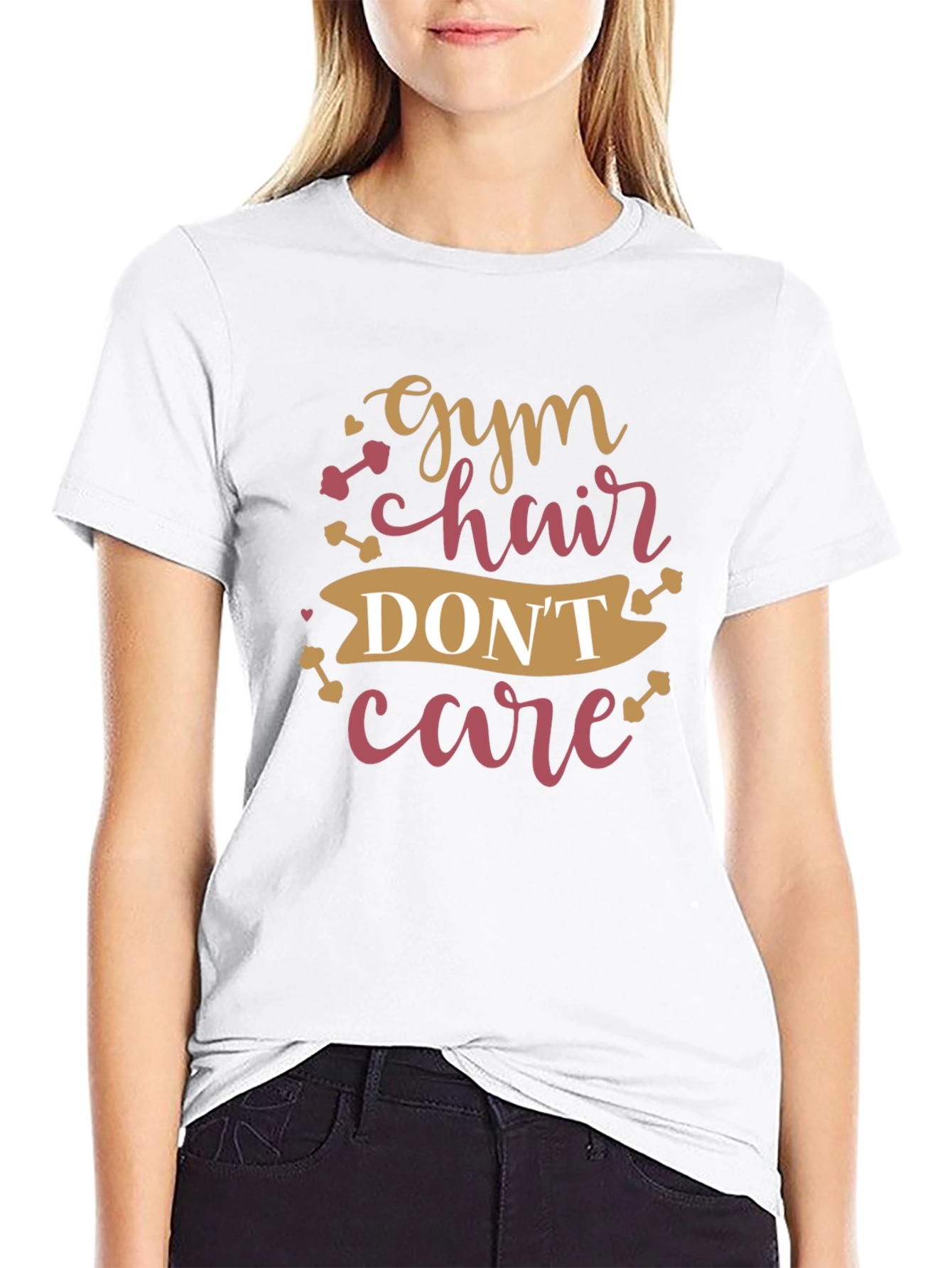 Gym Hair Dont Care T-Shirt - Workout Apparel
