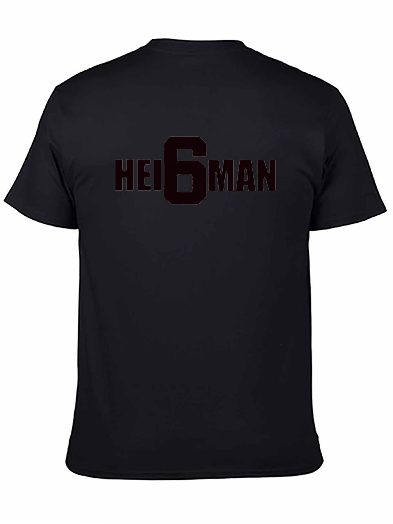 Heis6man Black Graphic Tee