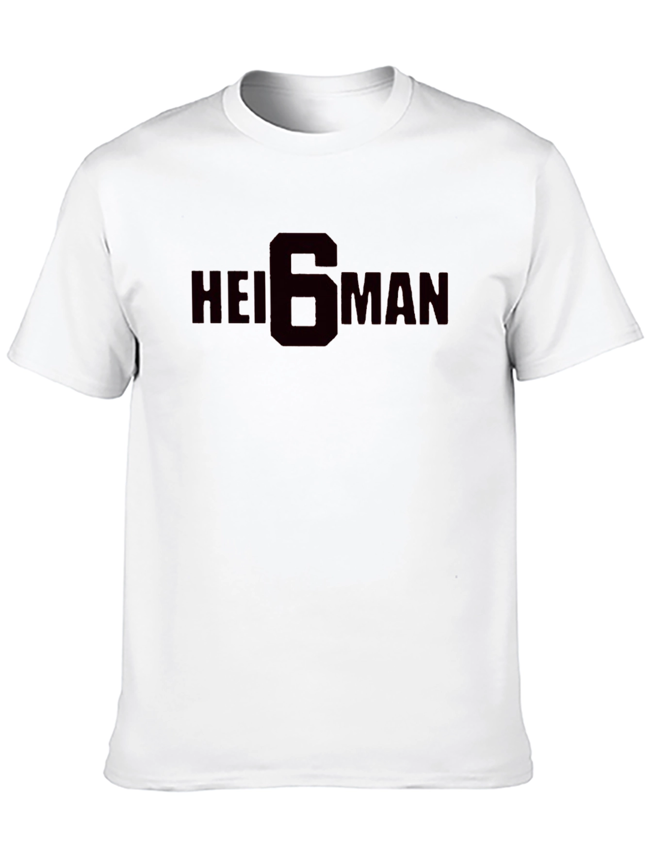 Heis6man Black Graphic Tee