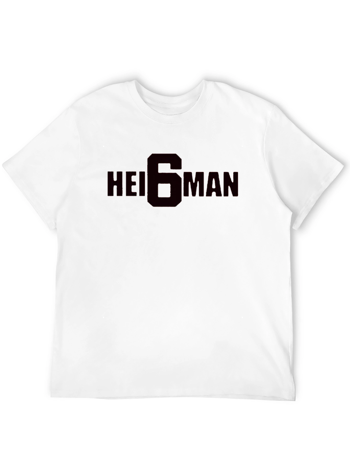 Heis6man Black Graphic Tee
