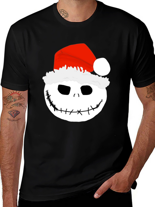 Jack Skellington Santa Graphic Tee - Holiday Nightmare
