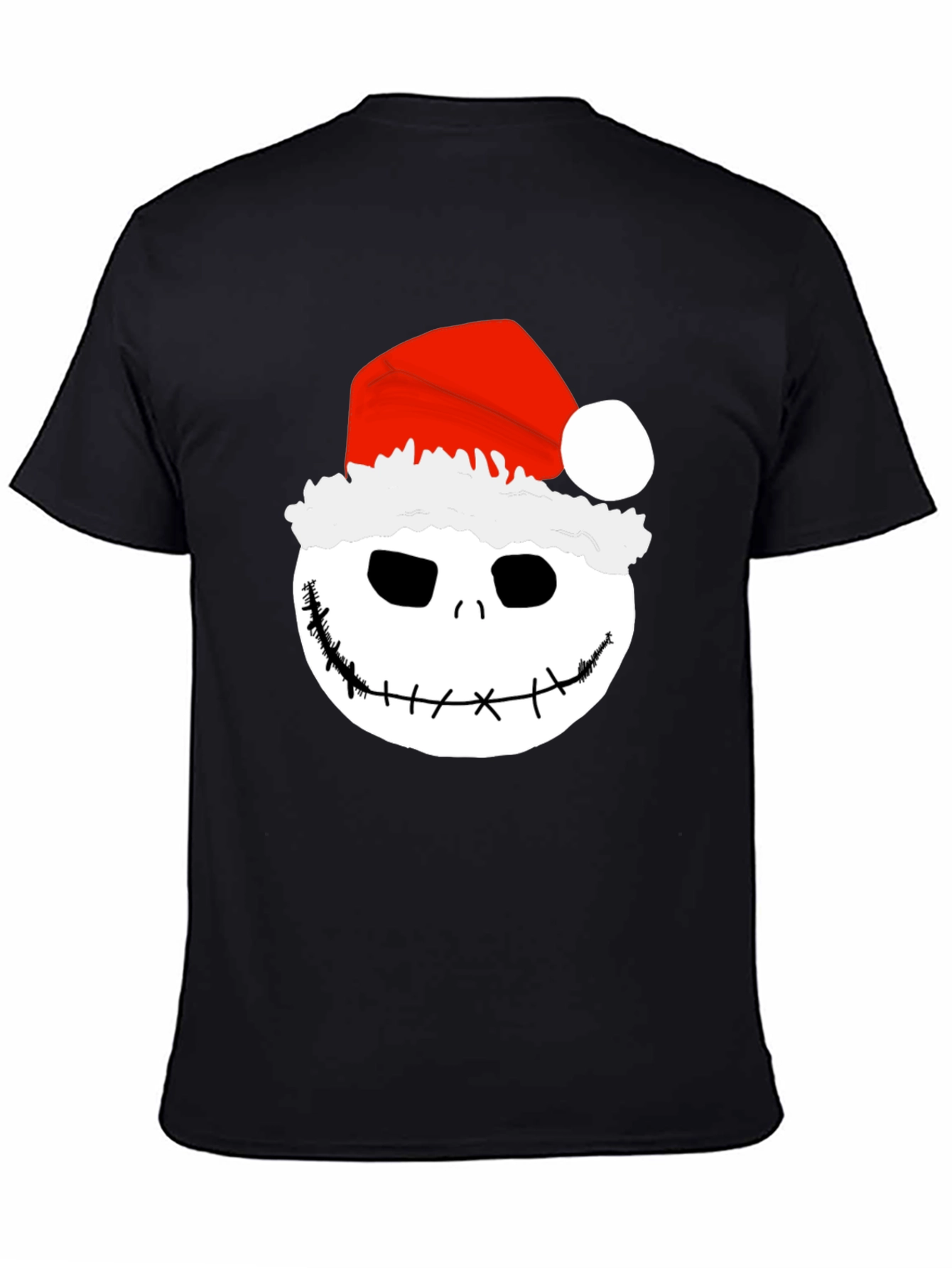 Jack Skellington Santa Graphic Tee - Holiday Nightmare