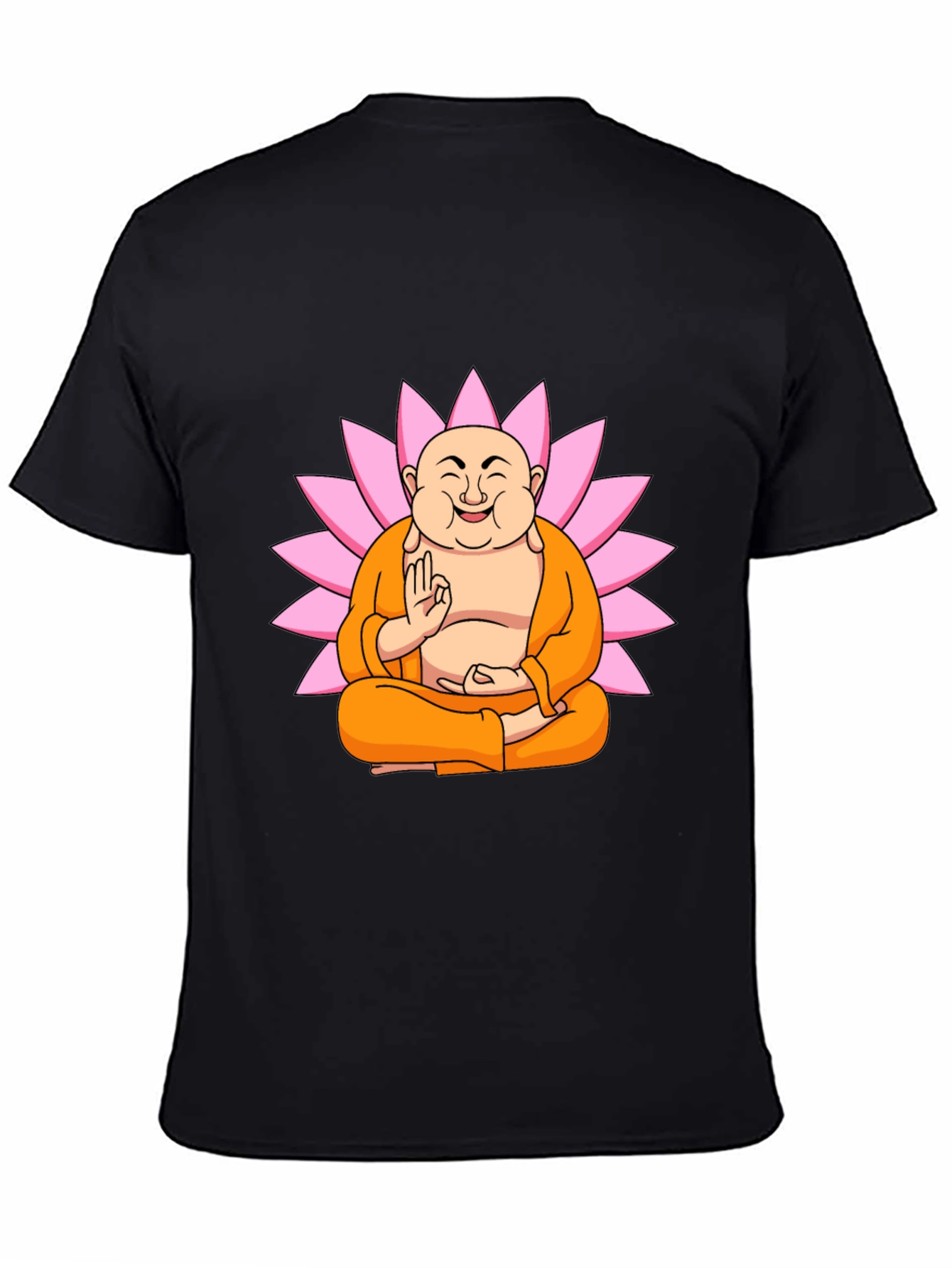 Buddha Lotus Graphic T-Shirt - Meditate in Style