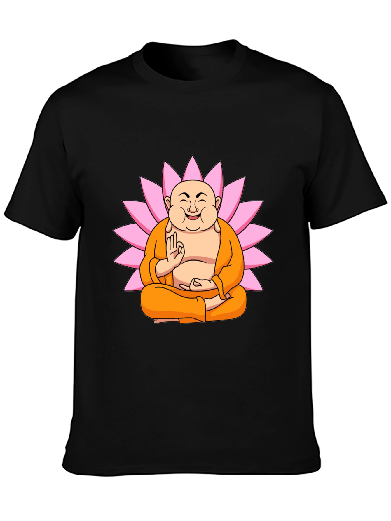 Buddha Lotus Graphic T-Shirt - Meditate in Style