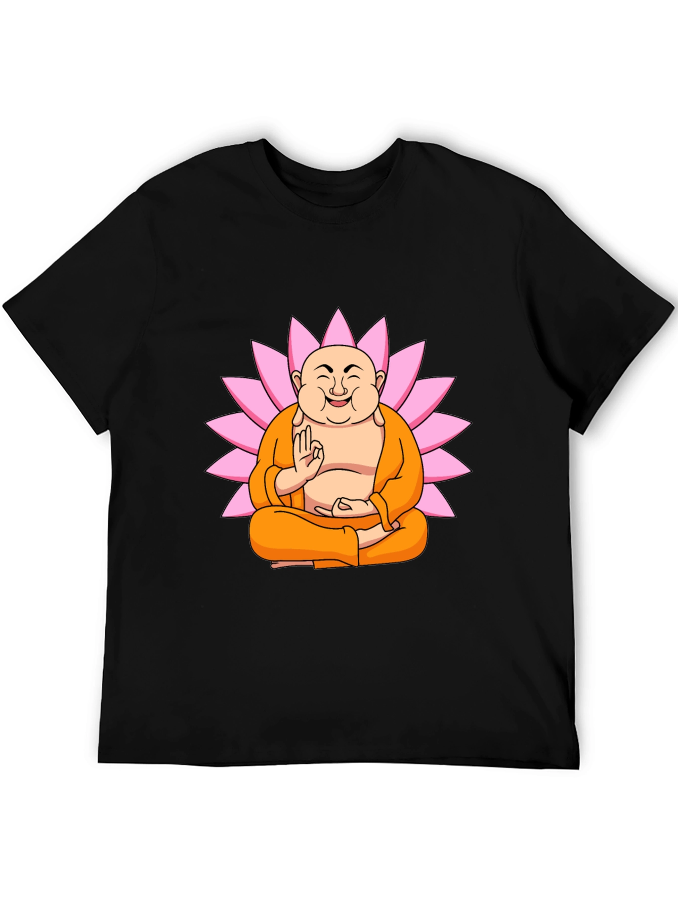 Buddha Lotus Graphic T-Shirt - Meditate in Style