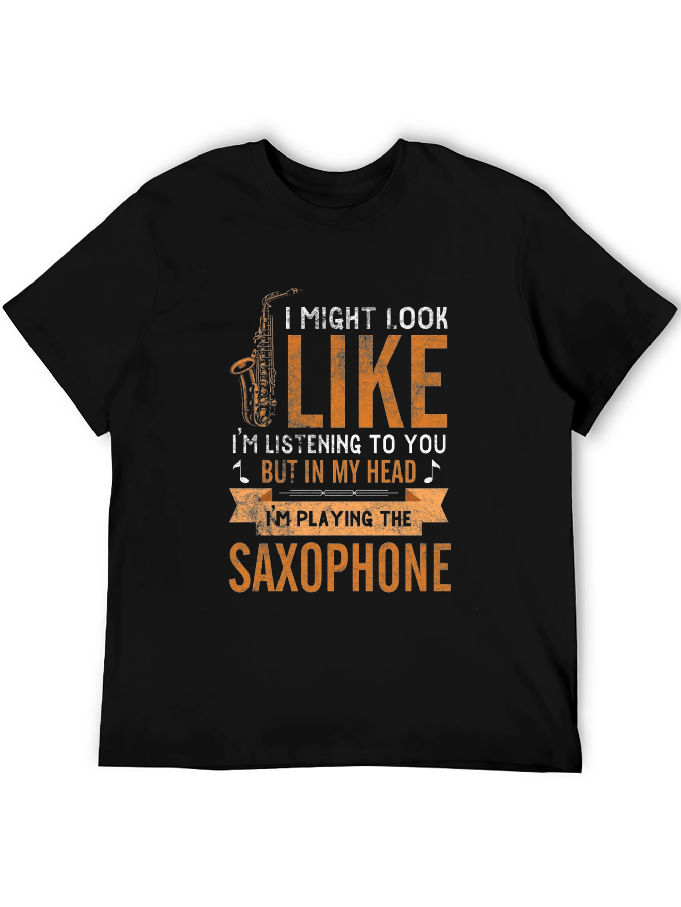 Saxophone Player T-Shirt: Musical Headspace