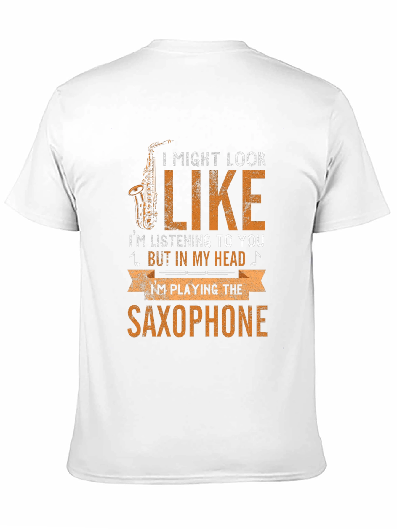 Saxophone Player T-Shirt: Musical Headspace