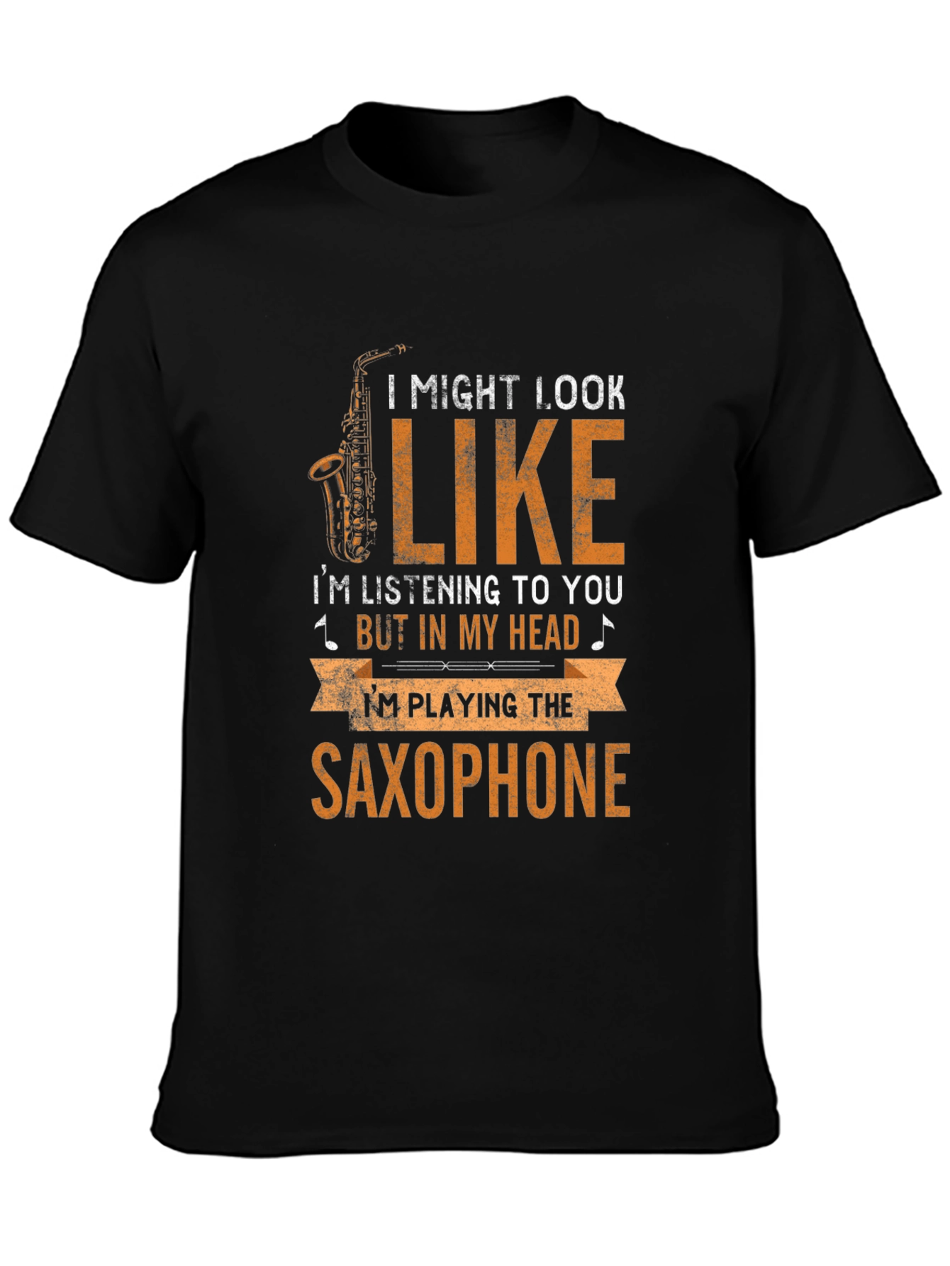 Saxophone Player T-Shirt: Musical Headspace