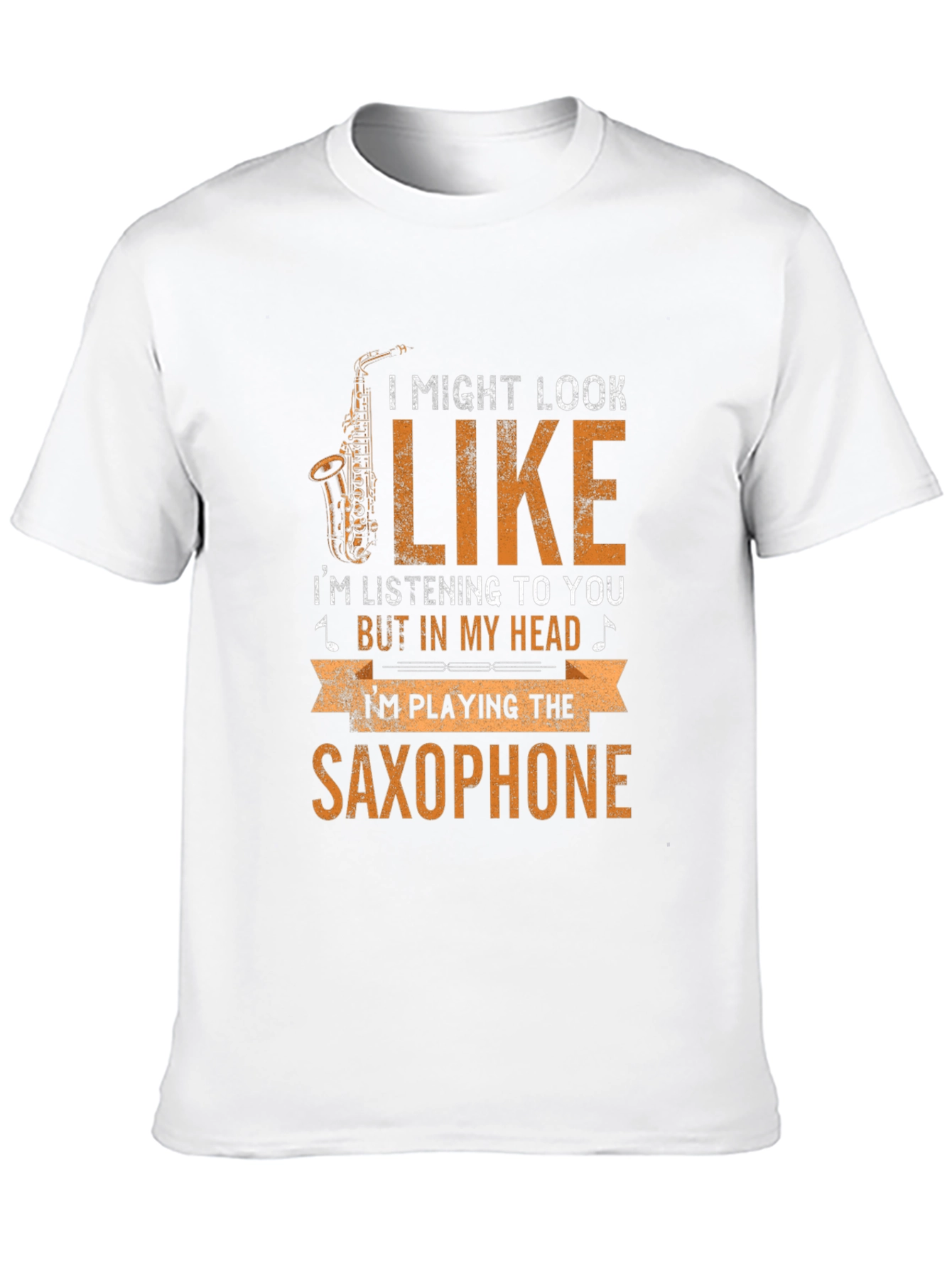 Saxophone Player T-Shirt: Musical Headspace