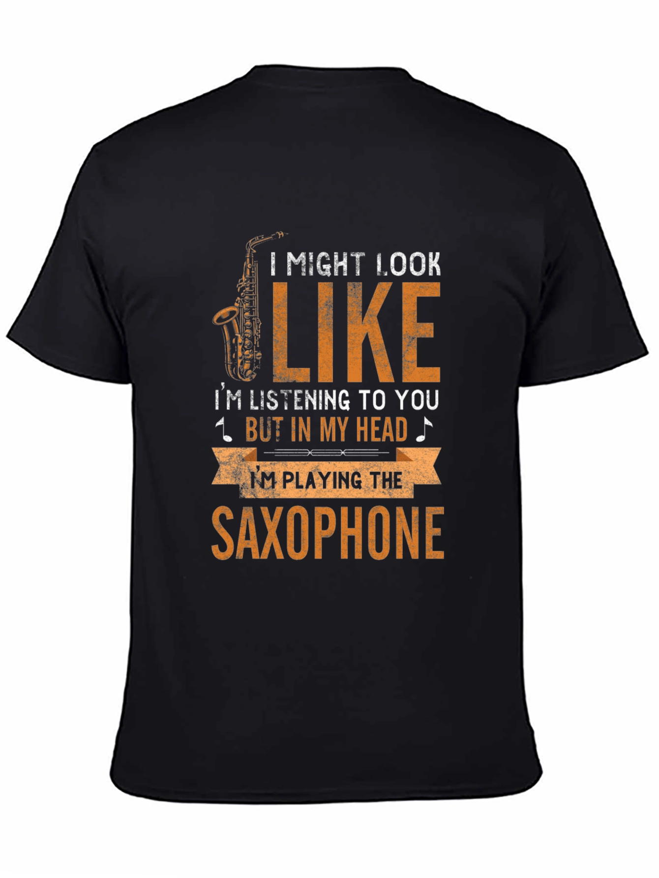 Saxophone Player T-Shirt: Musical Headspace