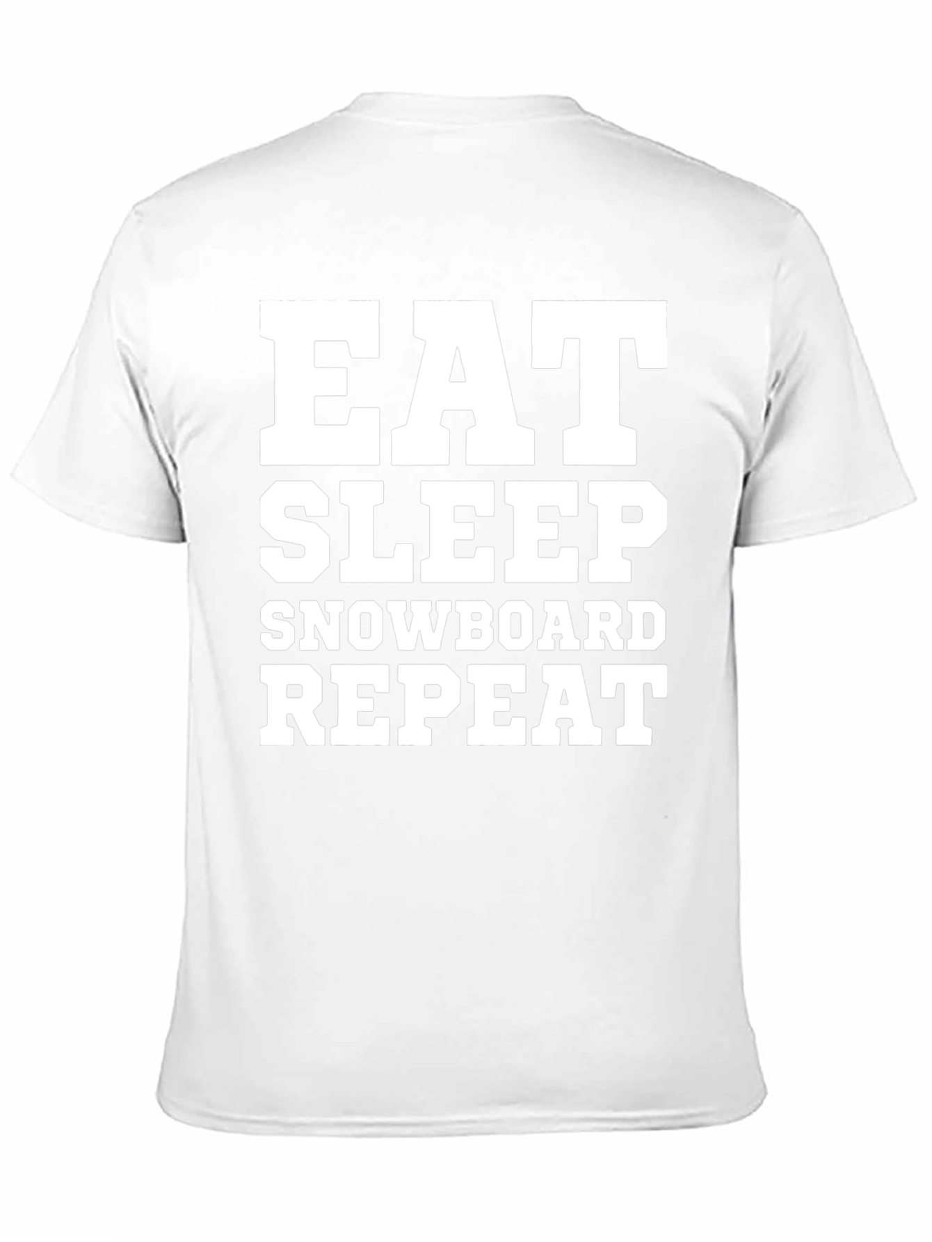 Eat Sleep Snowboard Repeat Graphic Tee