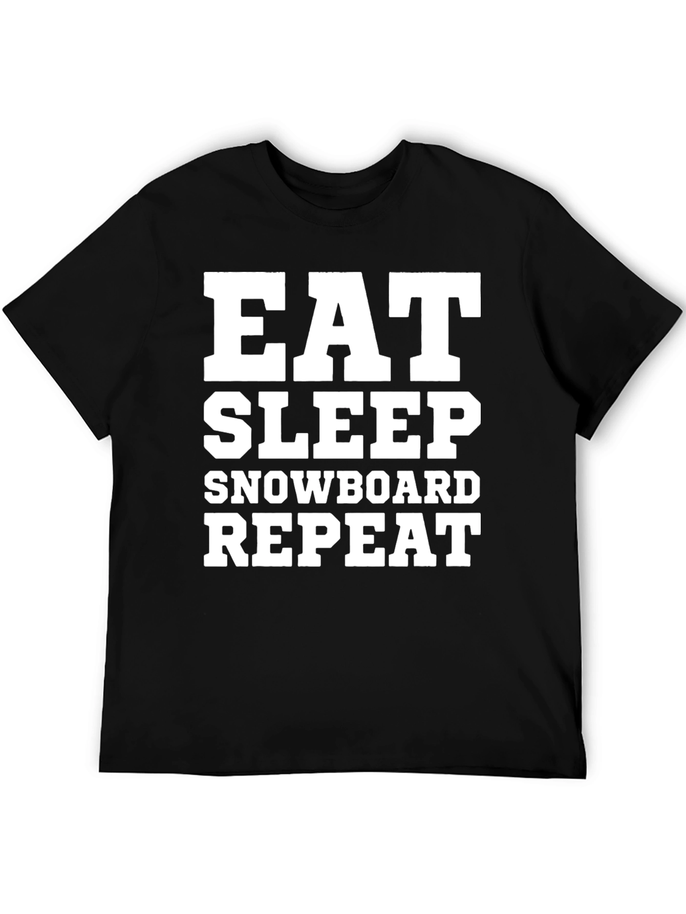Eat Sleep Snowboard Repeat Graphic Tee