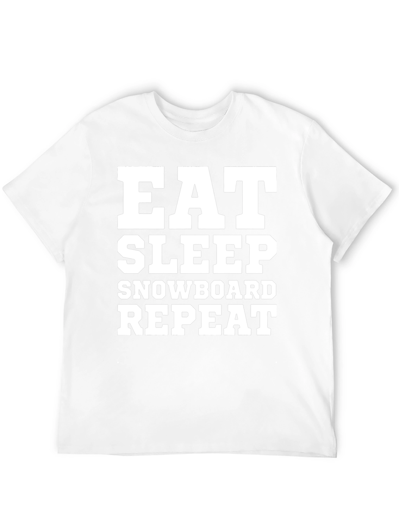 Eat Sleep Snowboard Repeat Graphic Tee