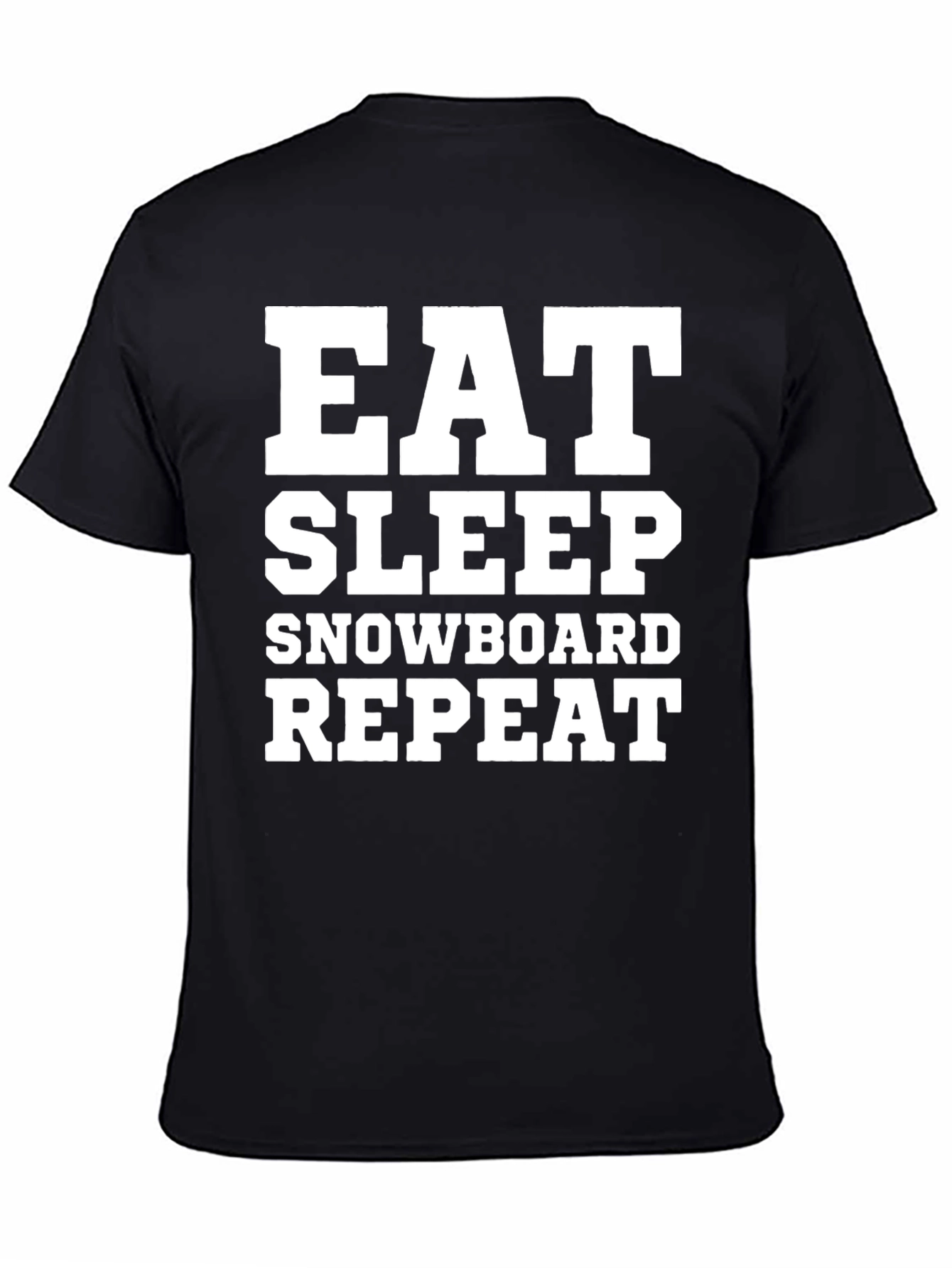 Eat Sleep Snowboard Repeat Graphic Tee