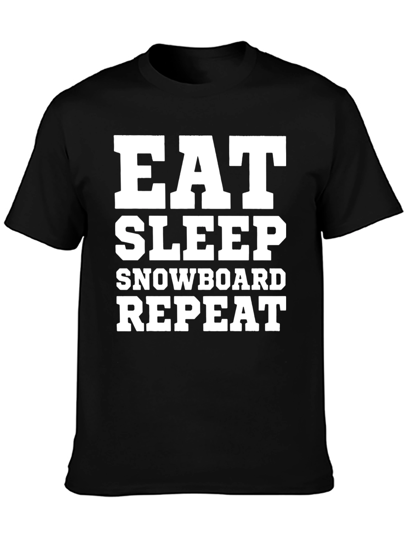 Eat Sleep Snowboard Repeat Graphic Tee