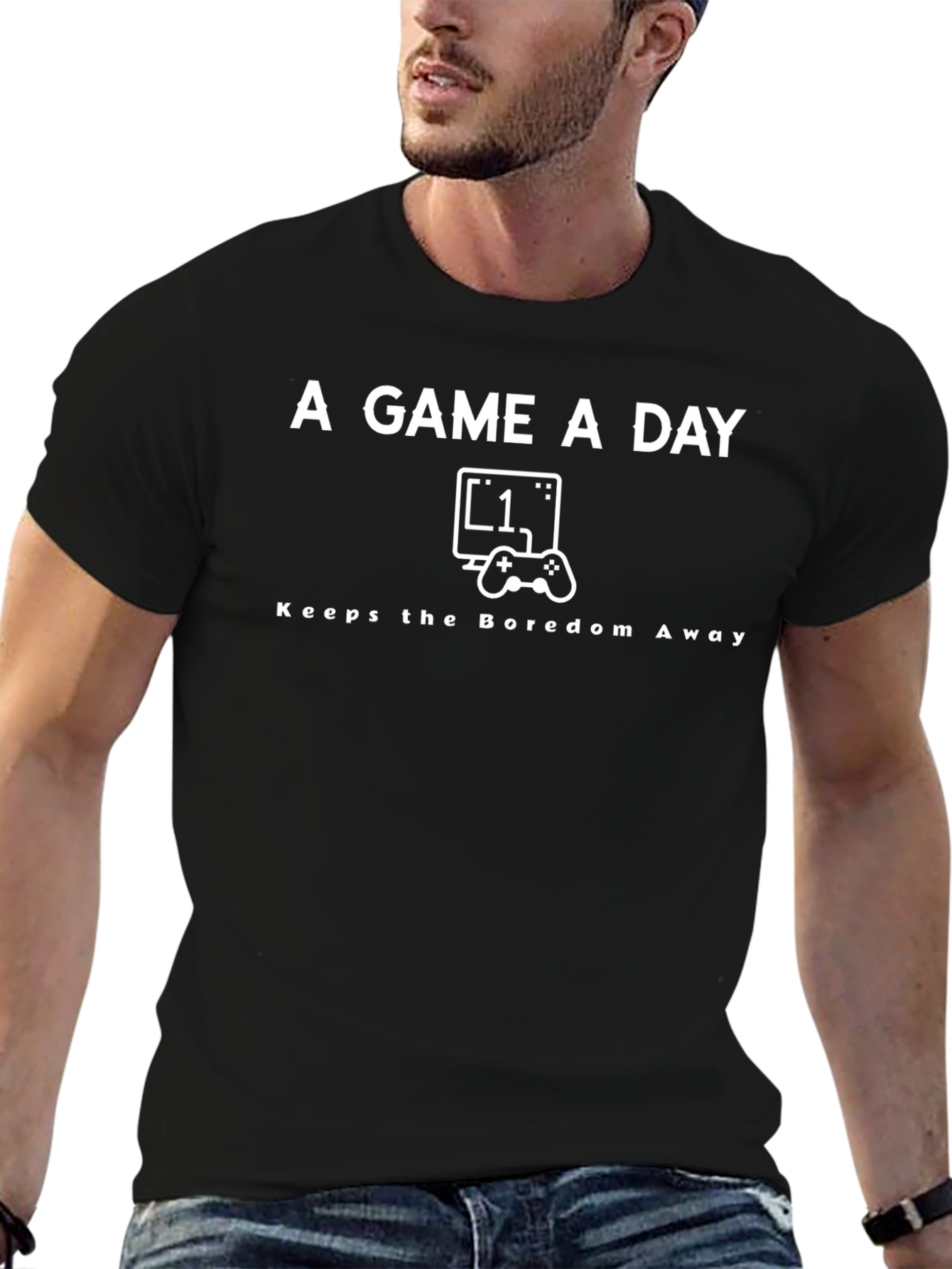 A Game A Day Graphic T-Shirt - Gaming Tee