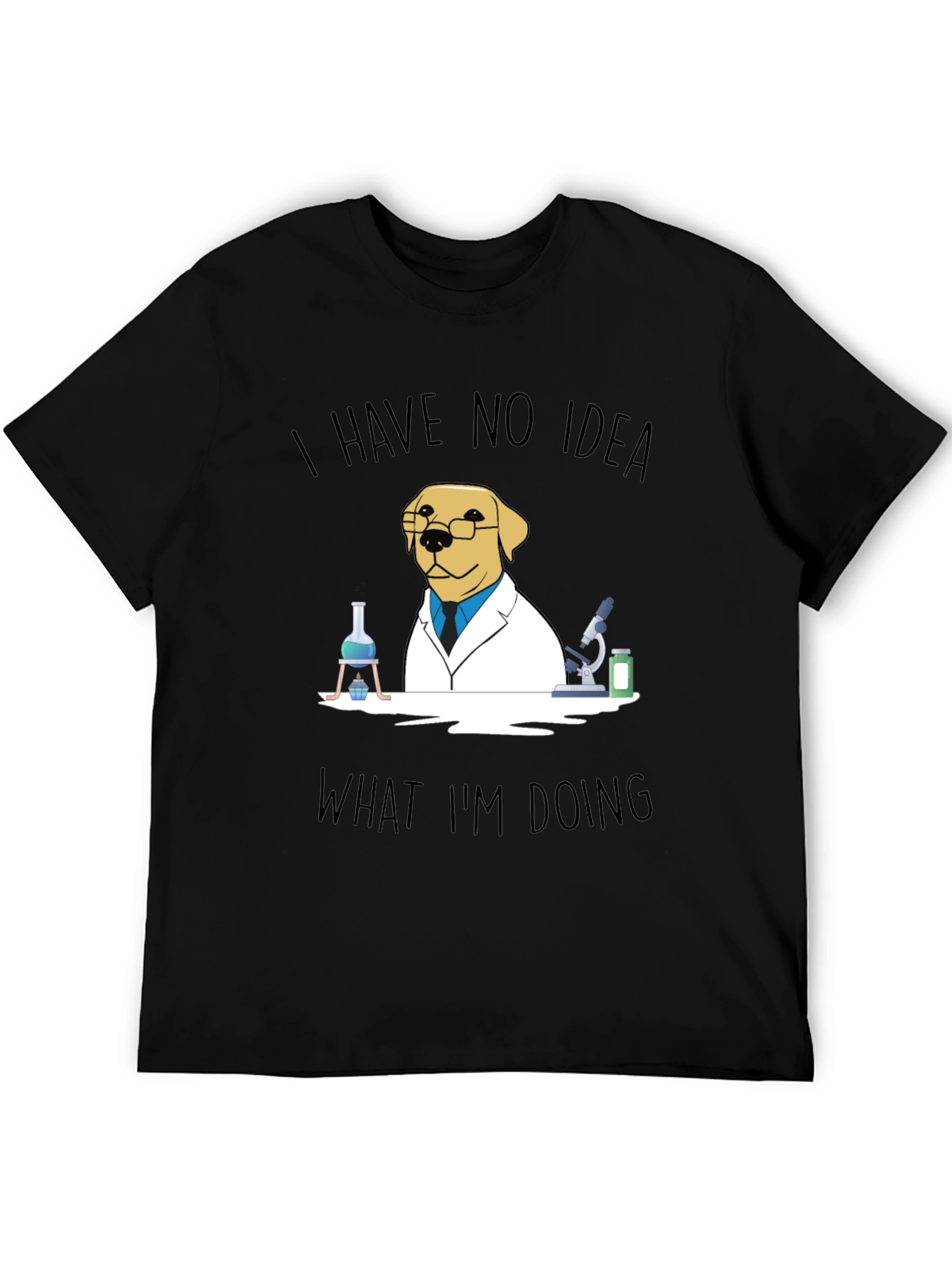 Funny Dog Scientist T-Shirt