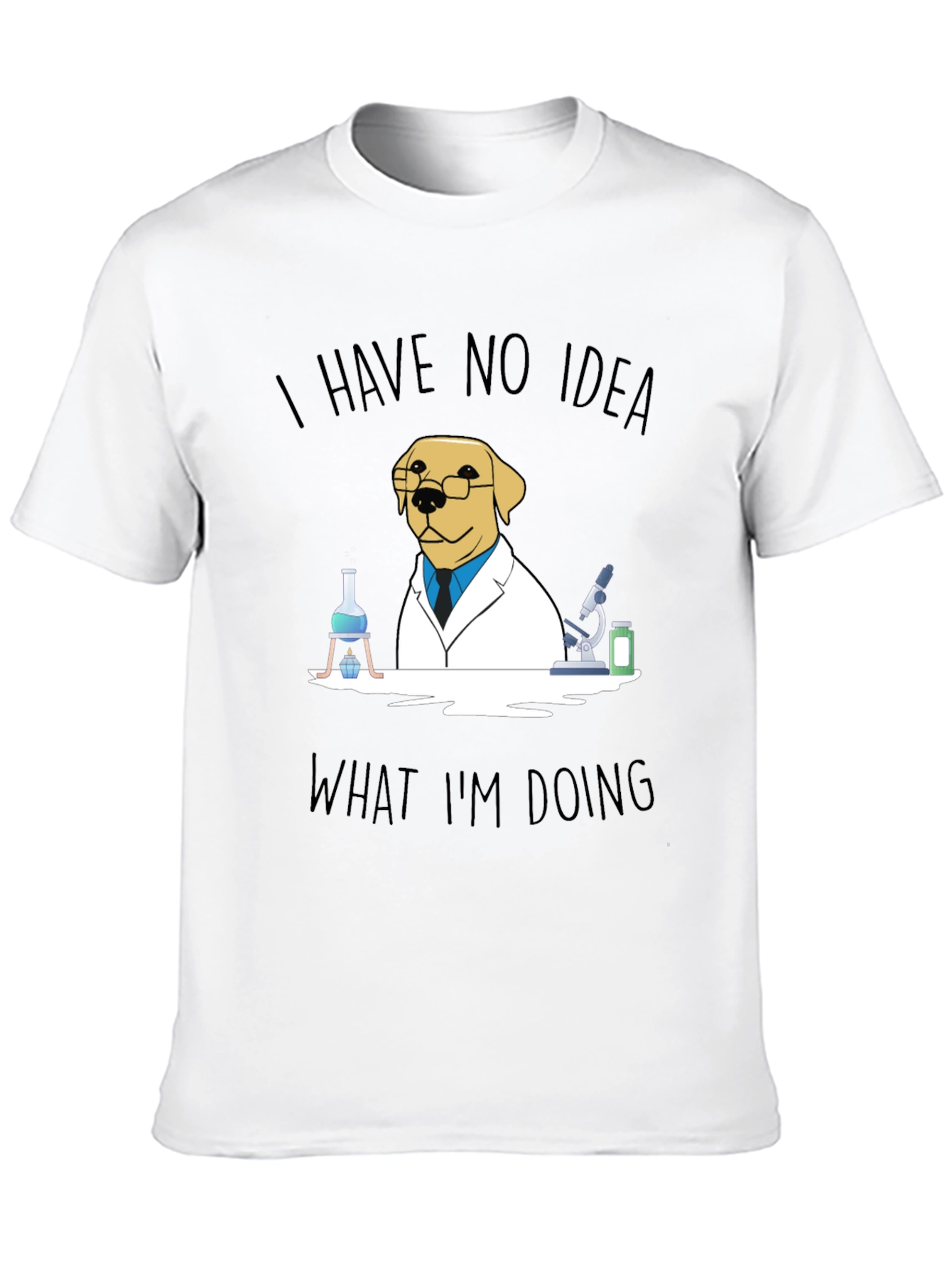 Funny Dog Scientist T-Shirt