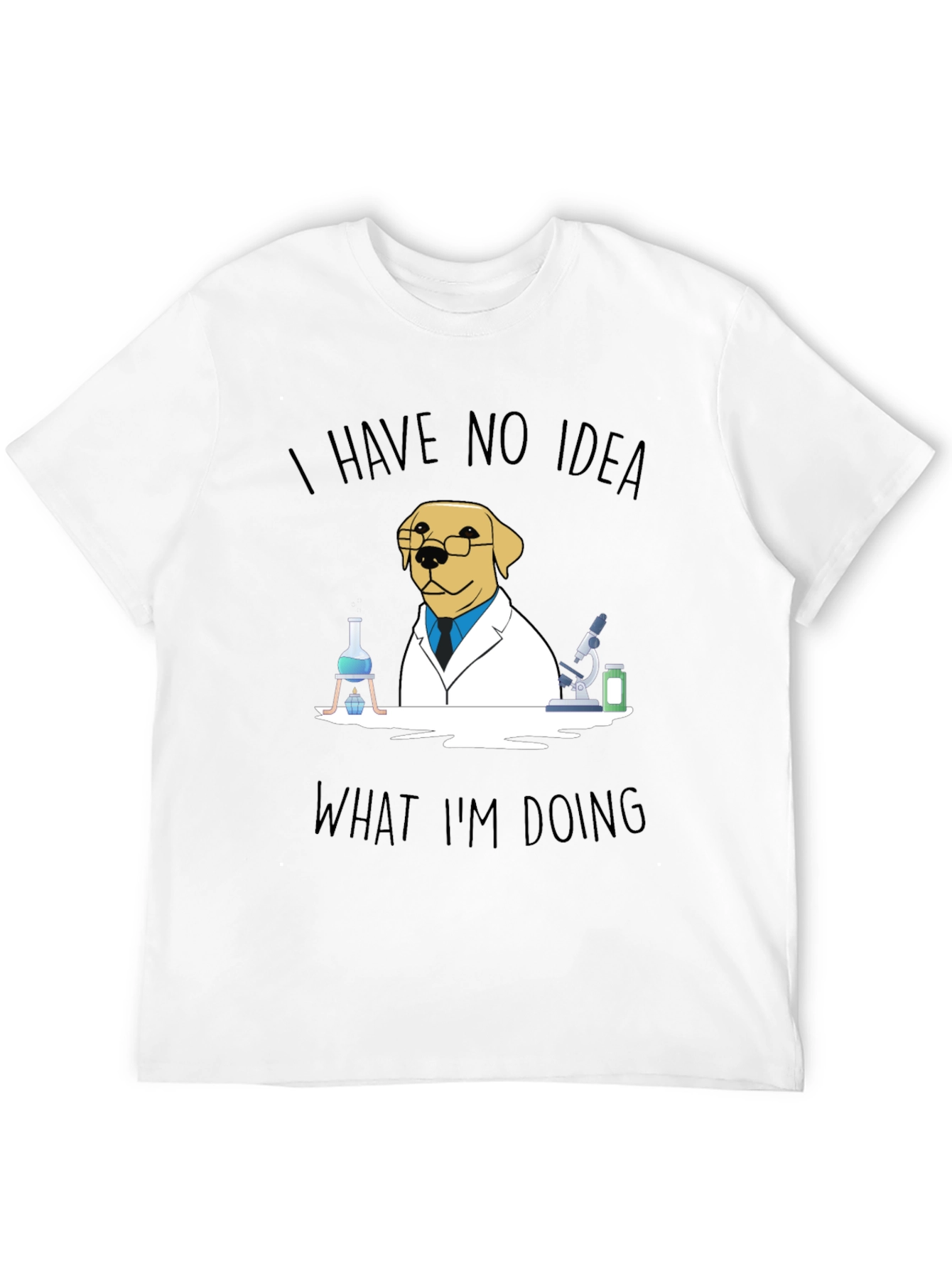 Funny Dog Scientist T-Shirt